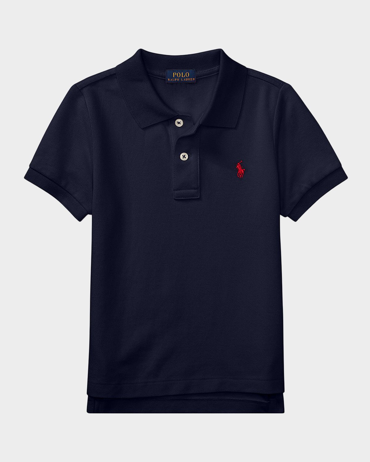 Polo Ralph Lauren Boy 's Short-Sleeve Logo Embroidery Polo Shirt, Size -7