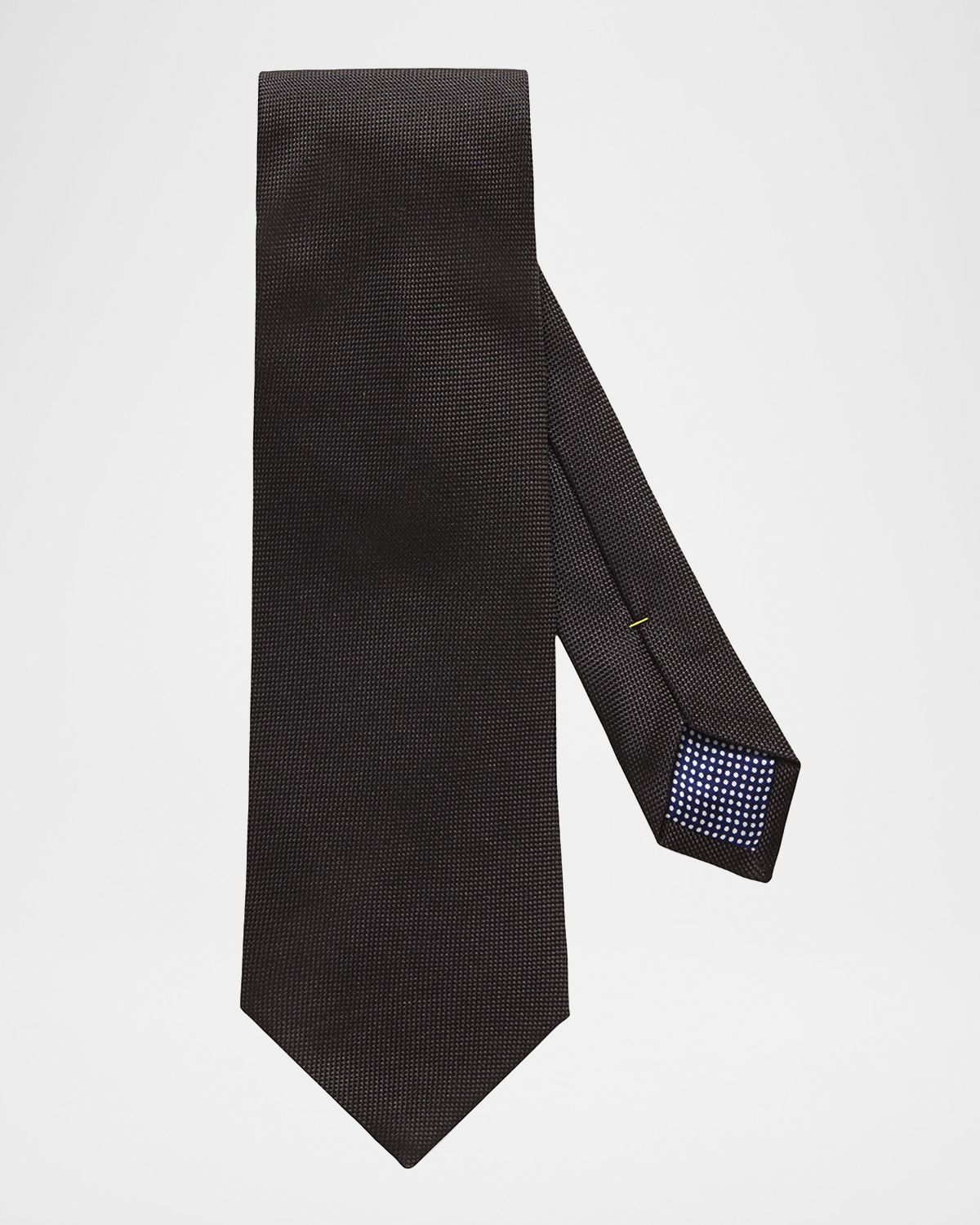 Eton Men 's Textured Solid Silk Tie