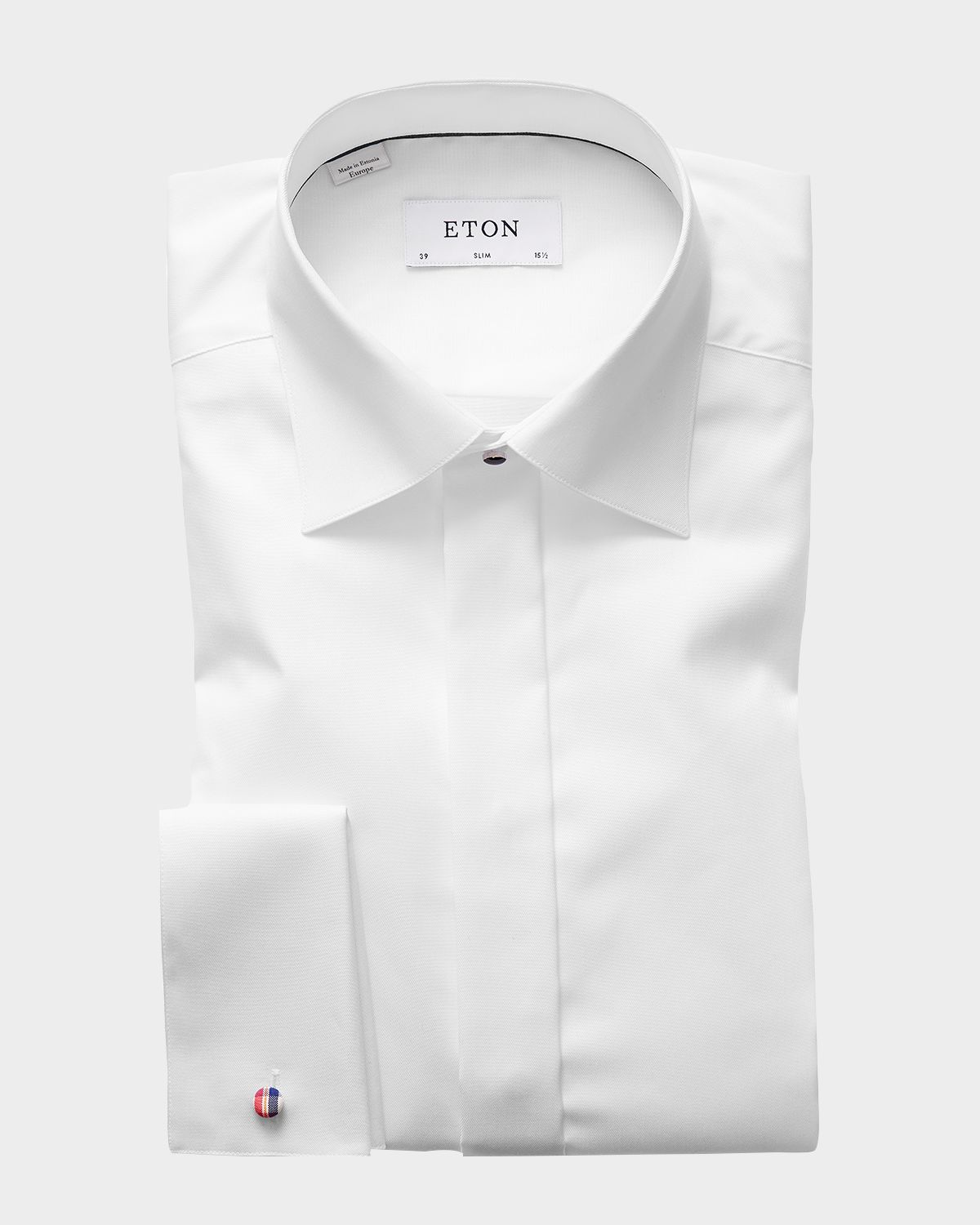 Eton Men 's Slim-Fit Fly Front Formal Shirt