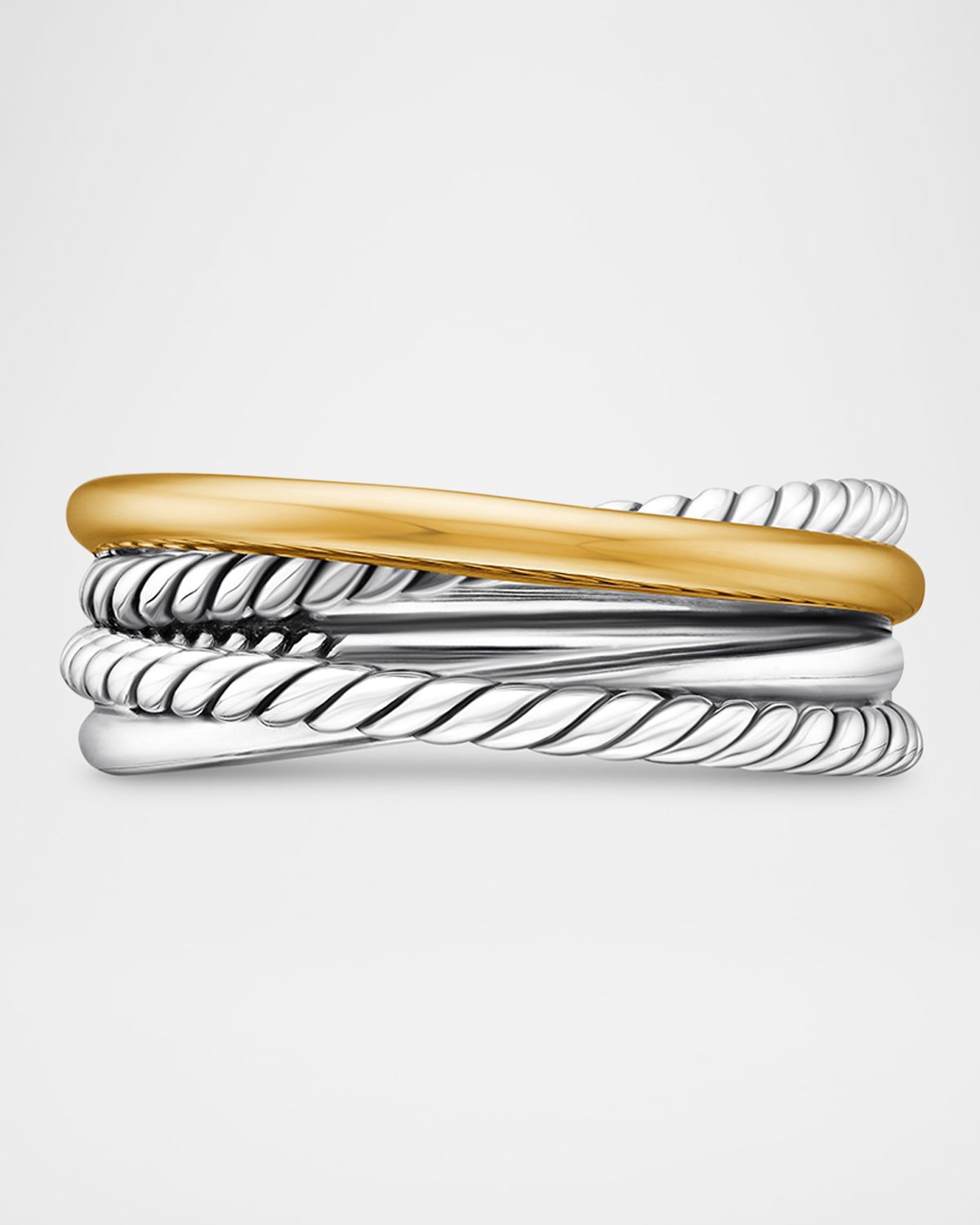 David Yurman Crossover Ring with 18k Gold