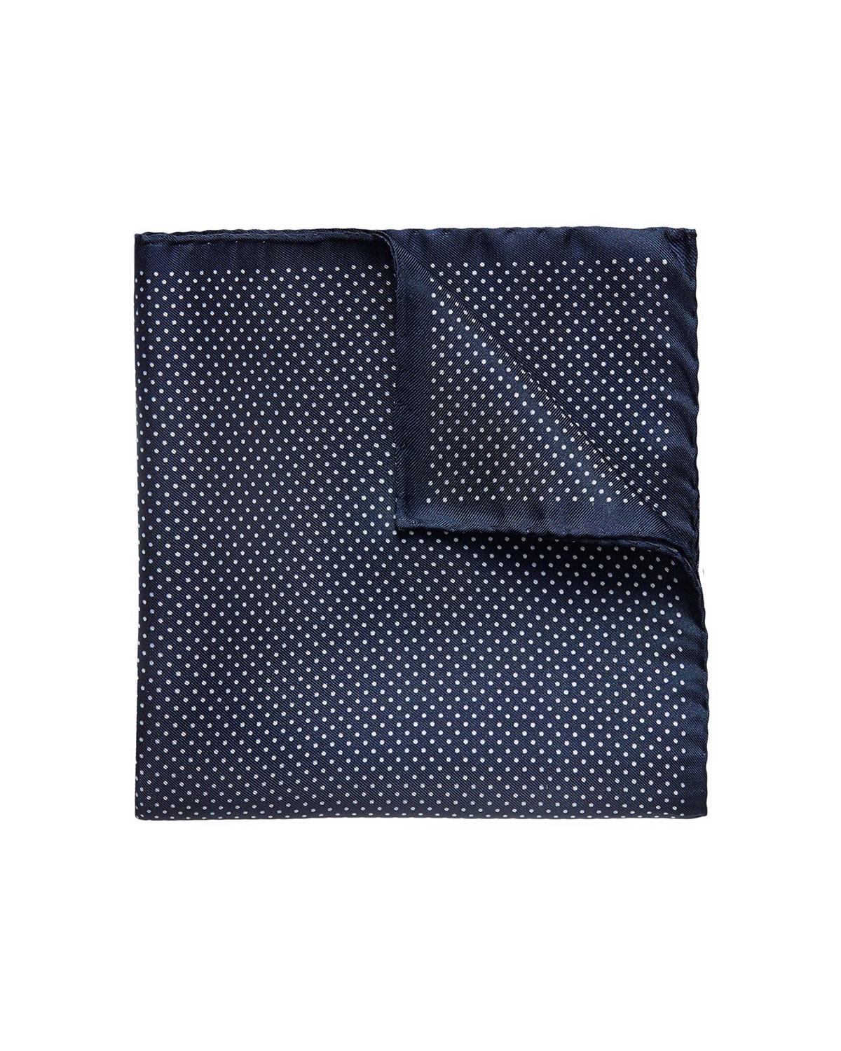 Eton Men's Polka Dot Pocket Square