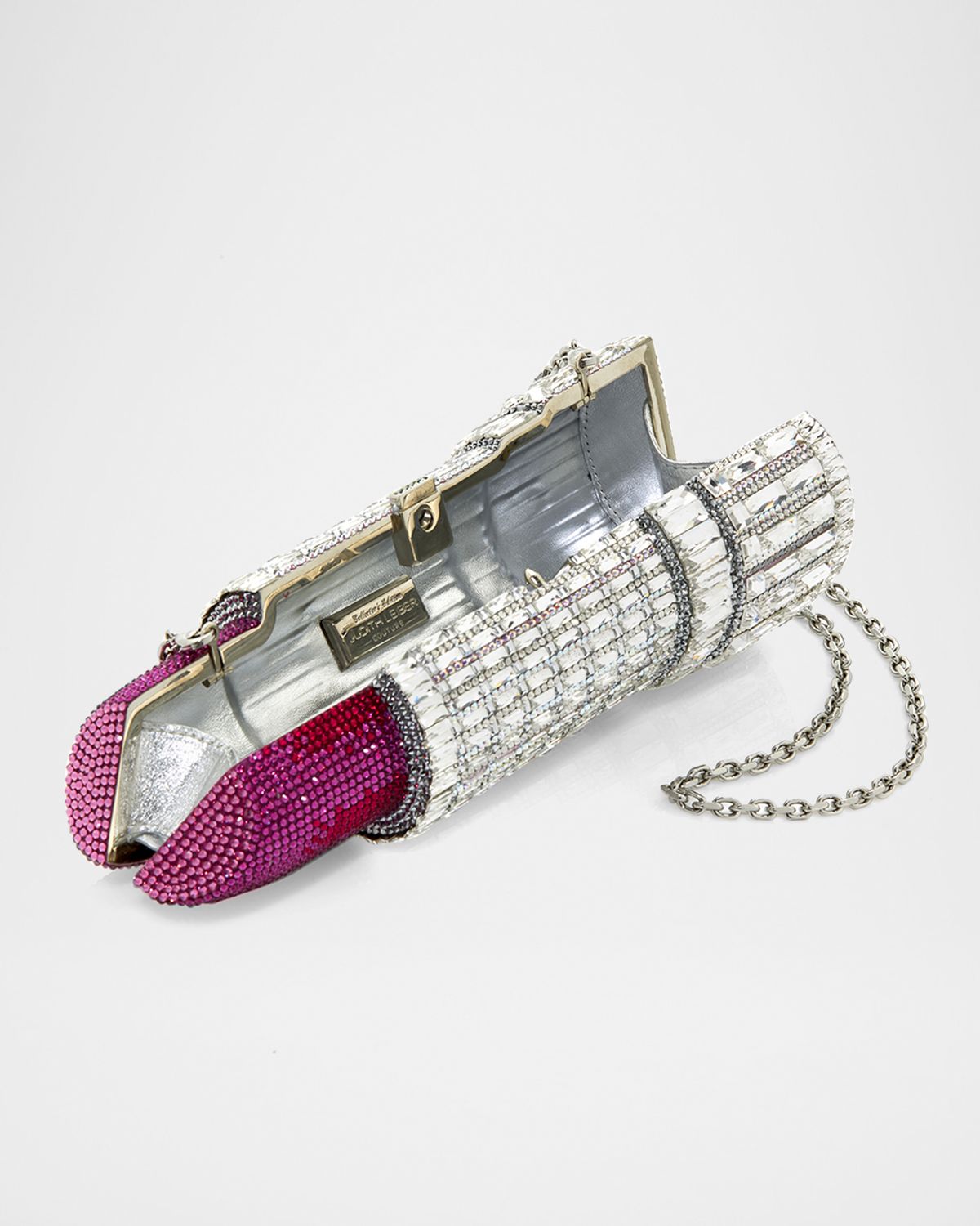 Judith Leiber Couture Lipstick Pinkie Minaudiere