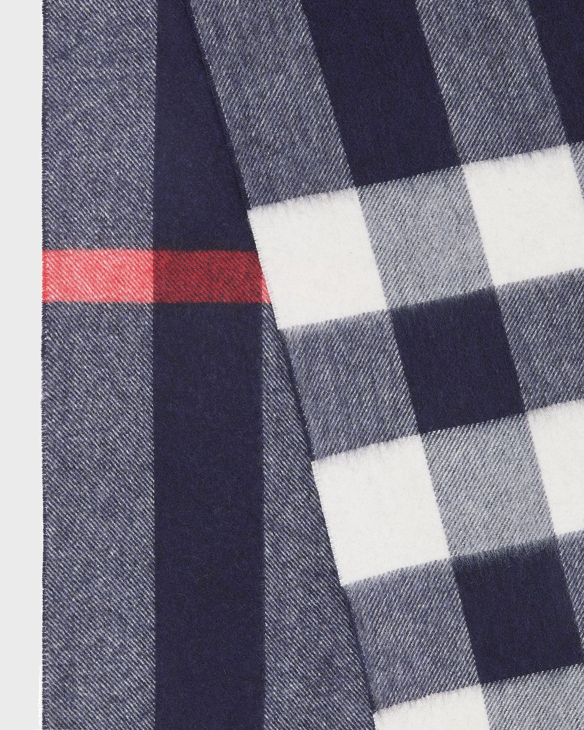 Burberry Men 's Giant Check Cashmere Scarf