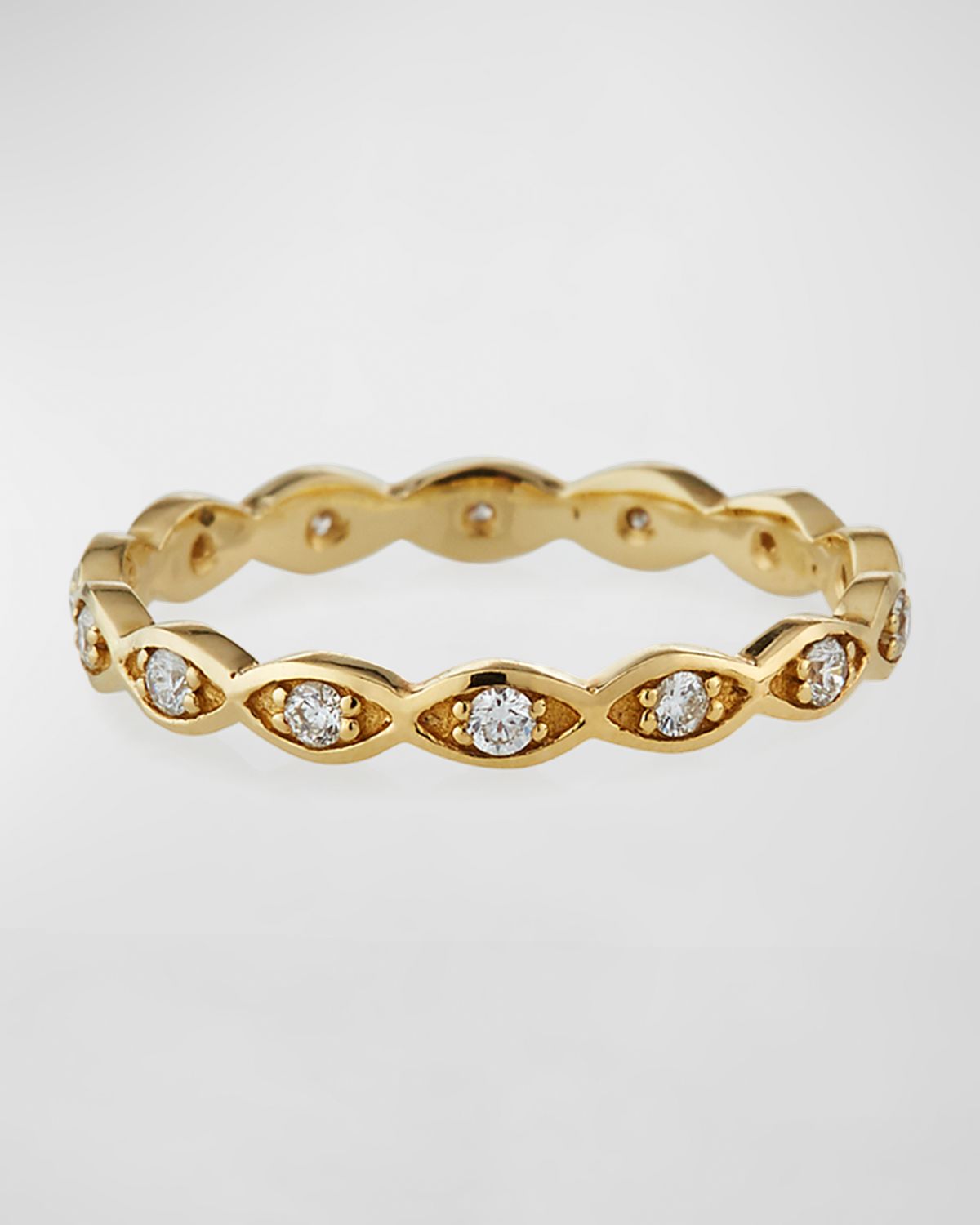 Sydney Evan 14k Diamond Evil Eye Ring
