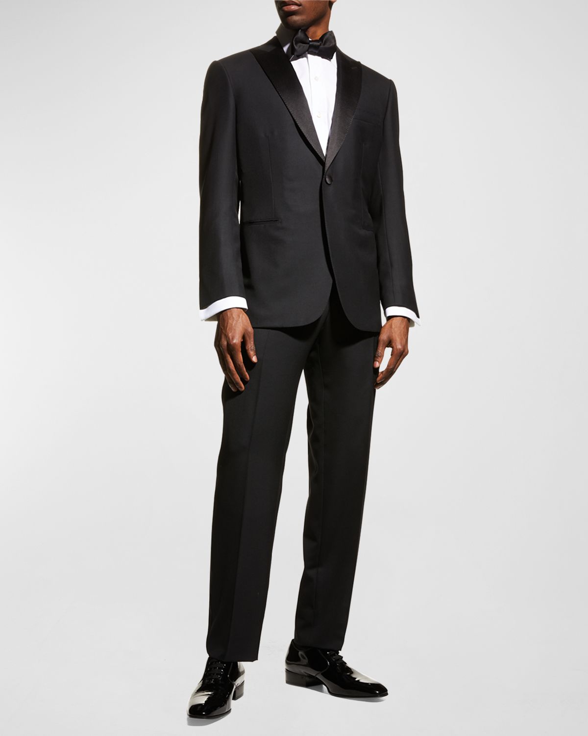 Brioni Men 's Solid Wool Tuxedo