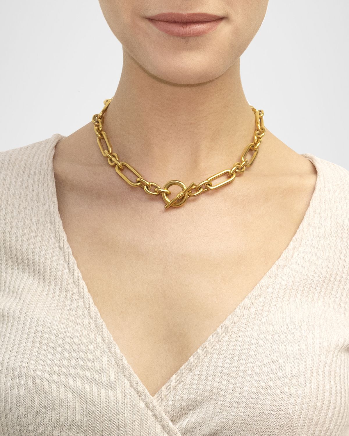 Ben-Amun Short Chain-Link Necklace