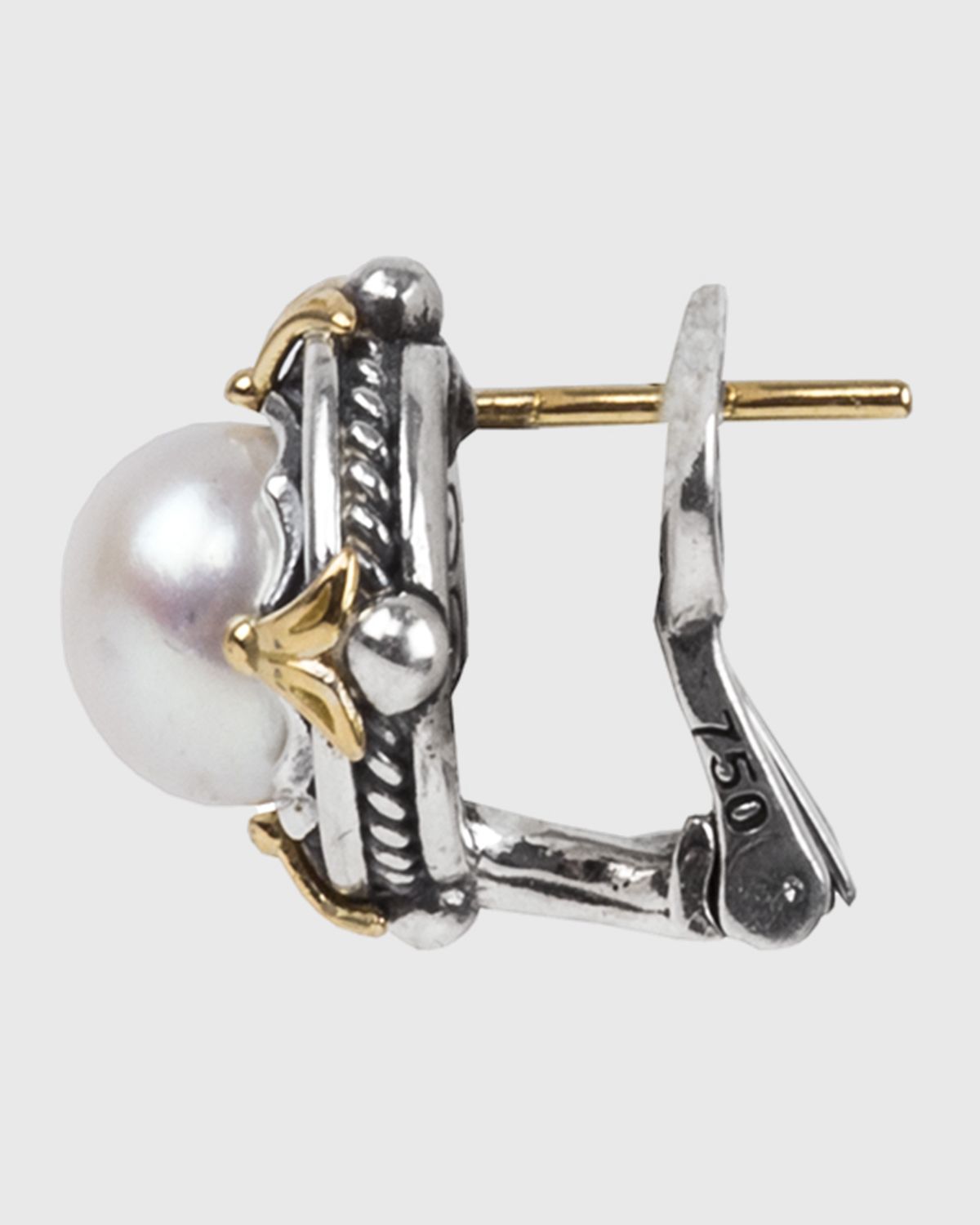 Konstantino Kleos 7.5-8mm Pearl-Post Earrings