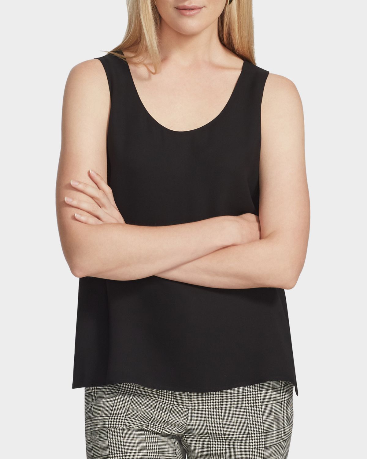 Lafayette 148 New York Finnley Scoop Neck Tank