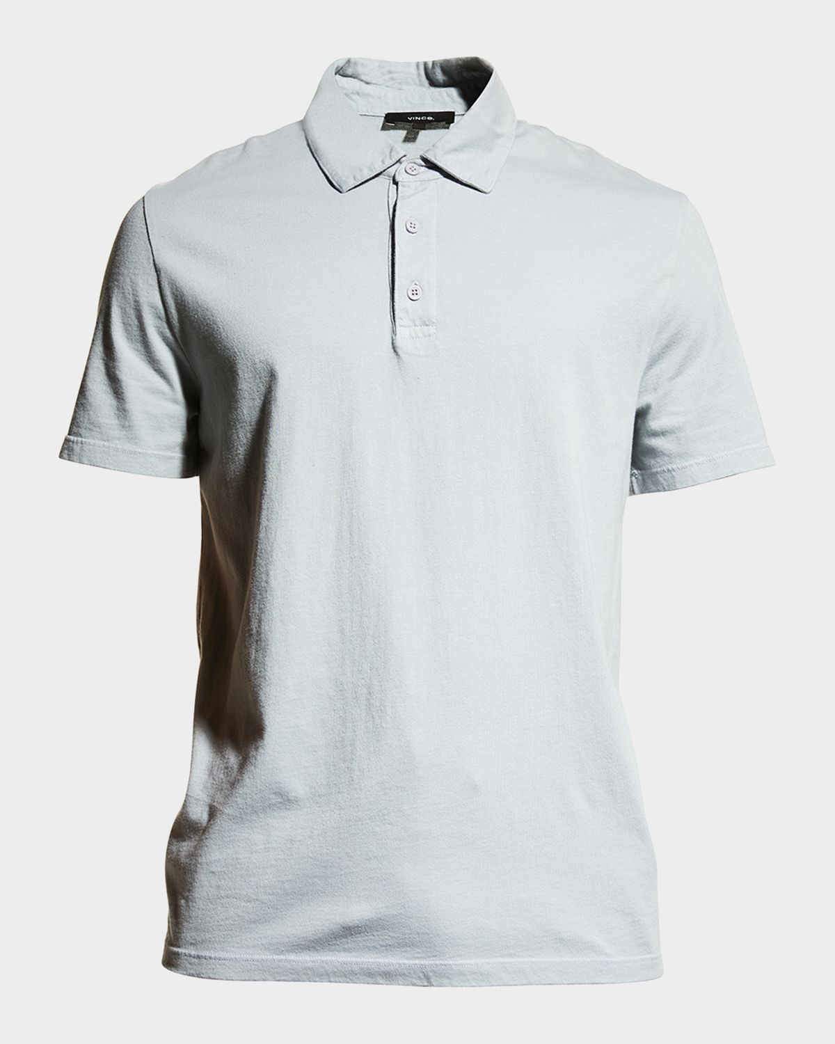 Vince Men 's Garment-Dyed Polo Shirt