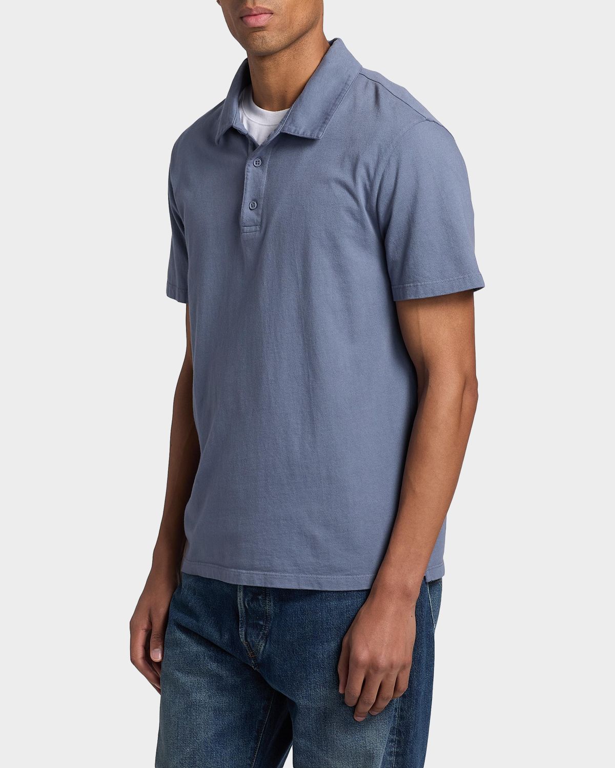 Vince Men 's Garment-Dyed Polo Shirt | Thumbnail 7 Vince Men 's Garment-Dyed Polo Shirt | Thumbnail 7