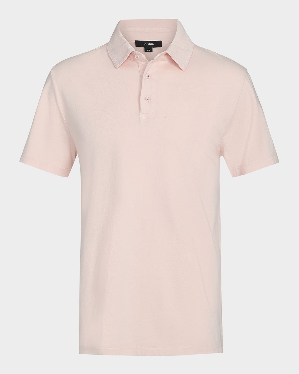 Vince Men 's Garment-Dyed Polo Shirt