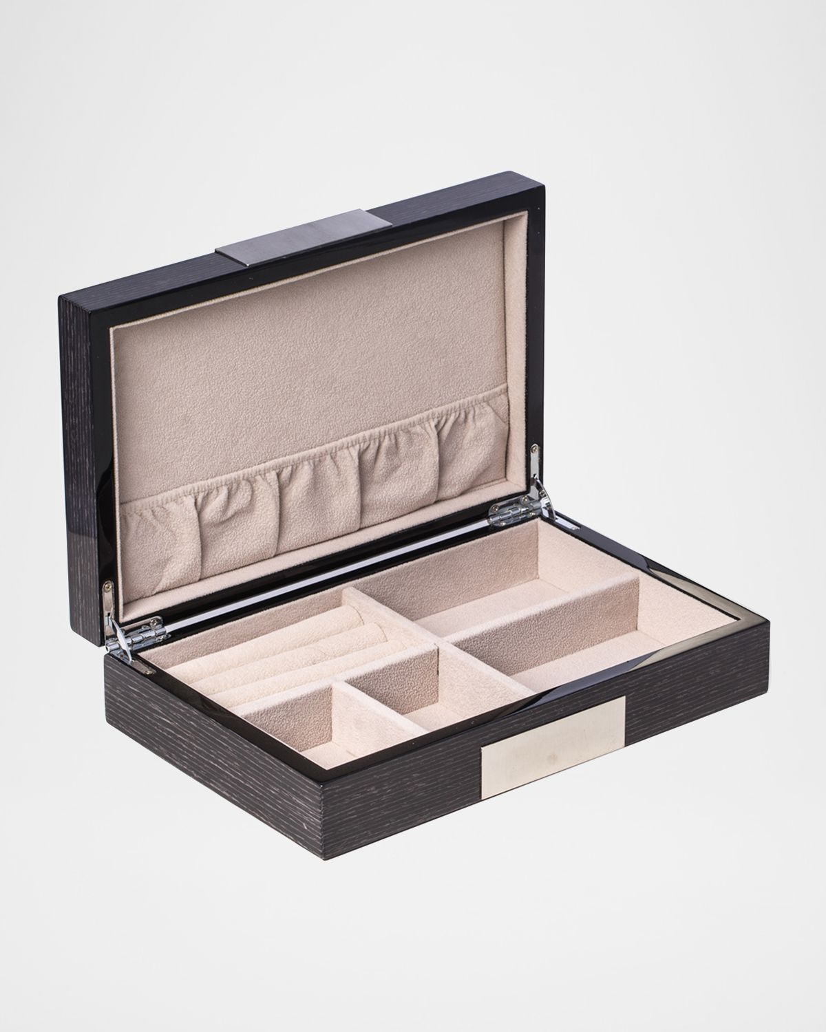 Bey-Berk Men 's Personalized Wooden Valet Box