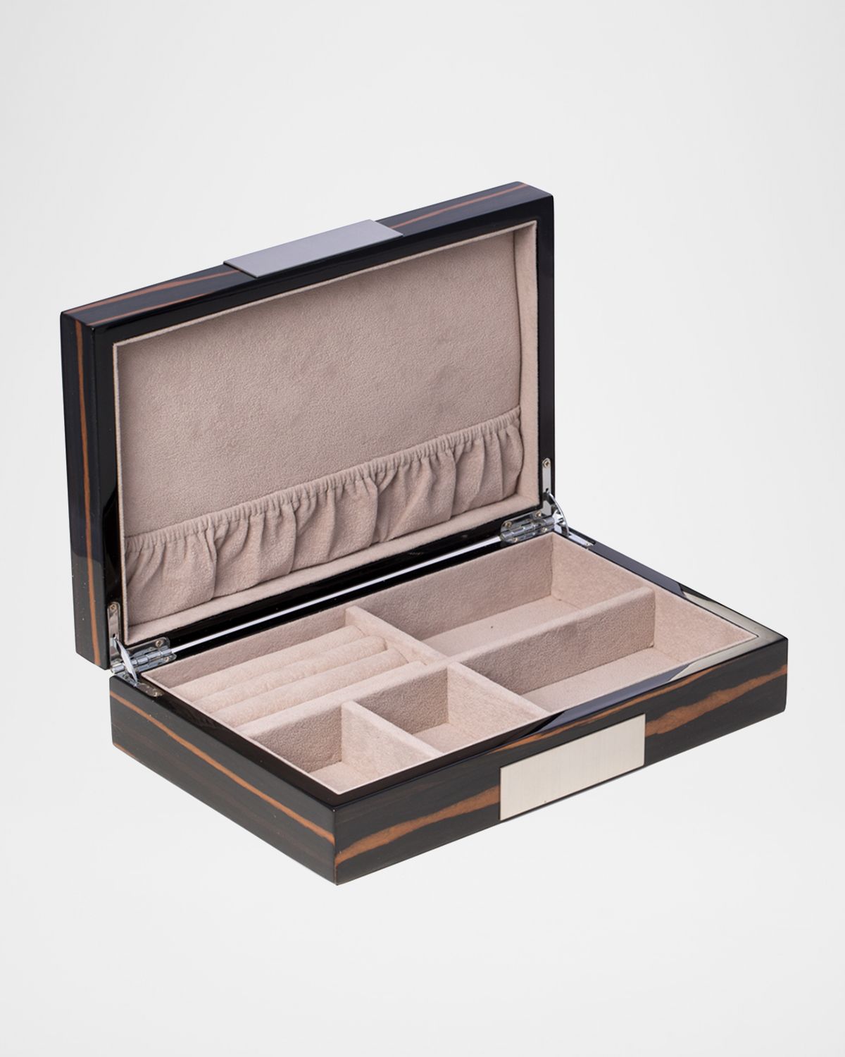 Bey-Berk Men 's Personalized Wooden Valet Box