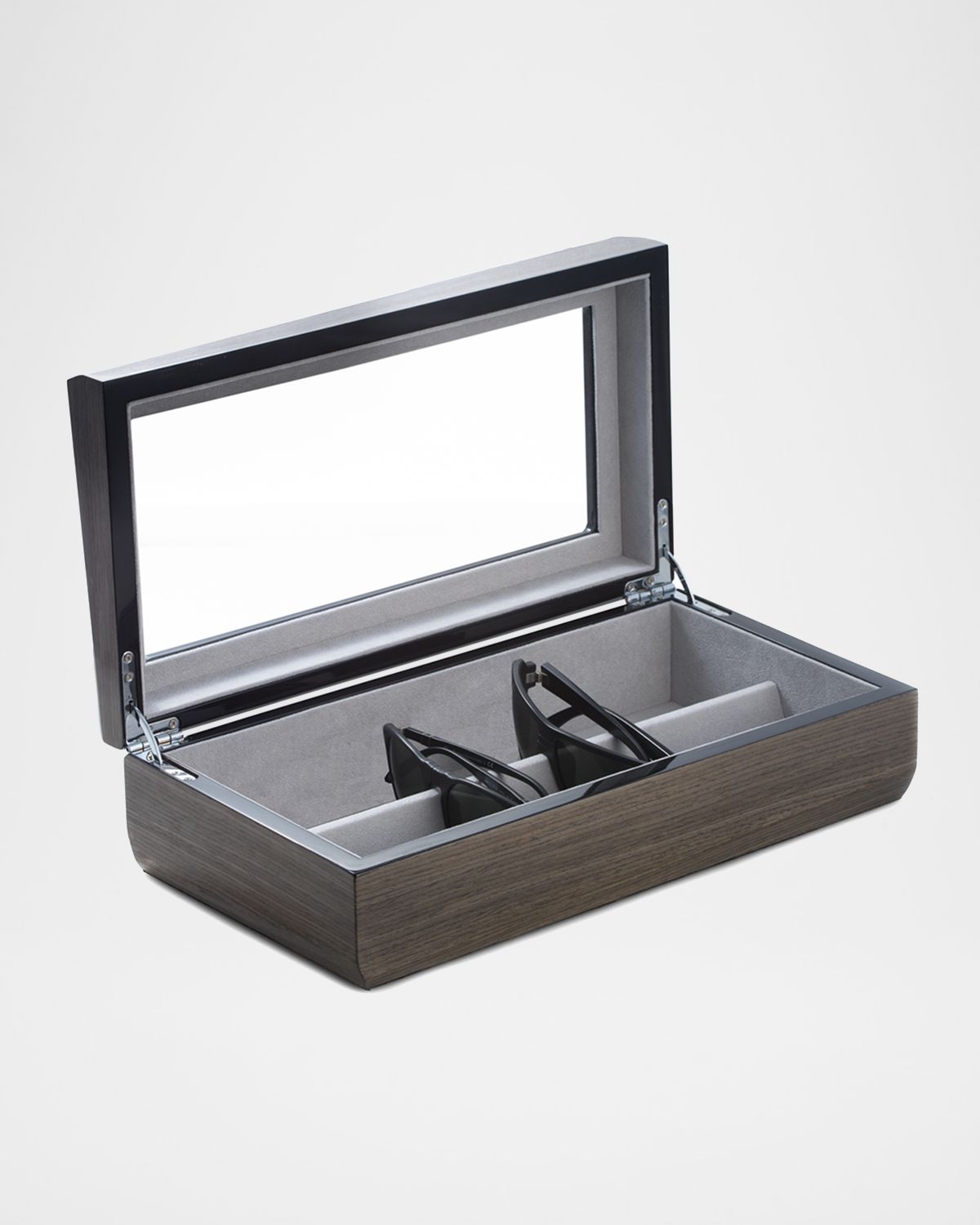 Bey-Berk Men 's Personalized Wooden Eyeglass Storage Case