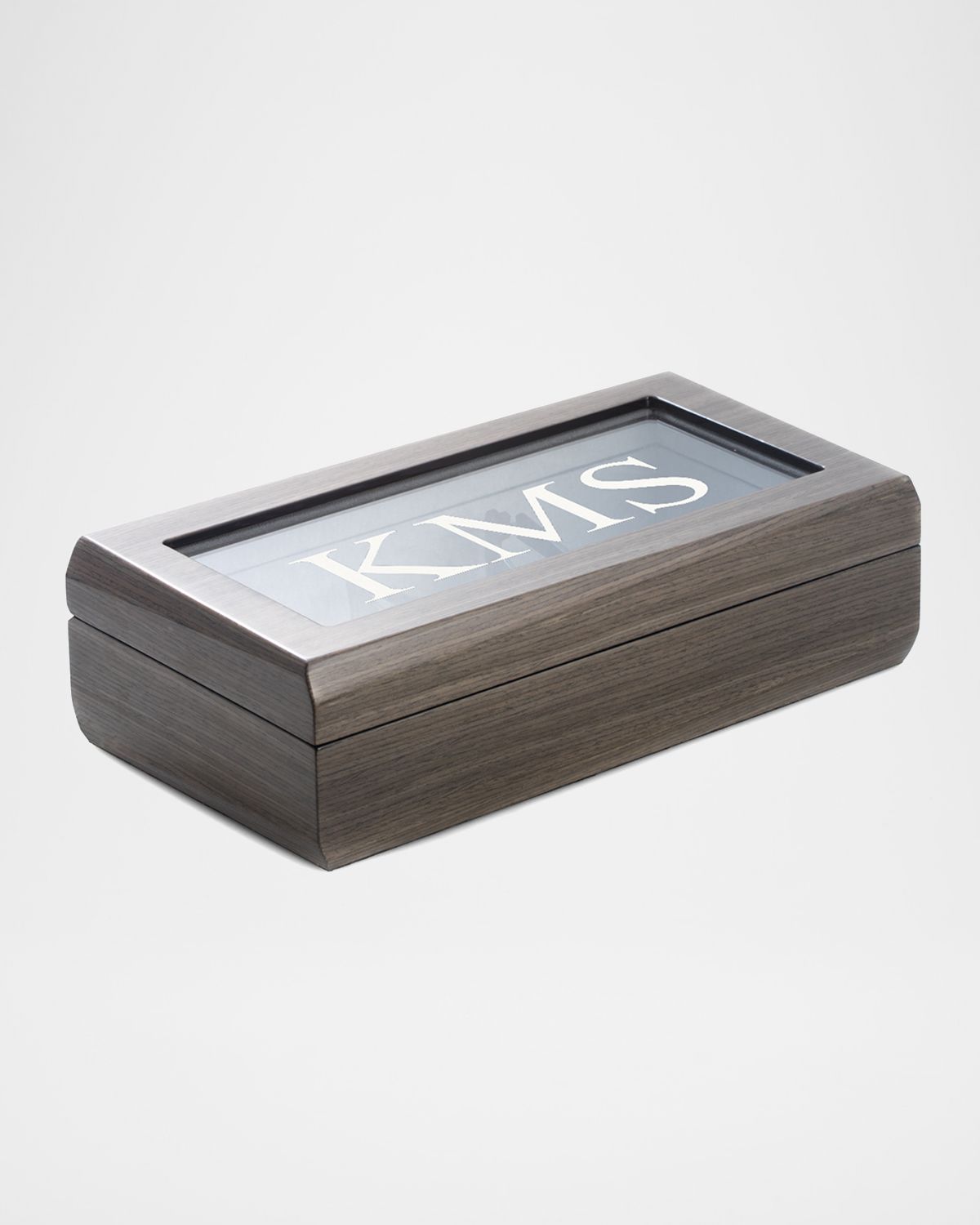 Bey-Berk Men 's Personalized Wooden Eyeglass Storage Case