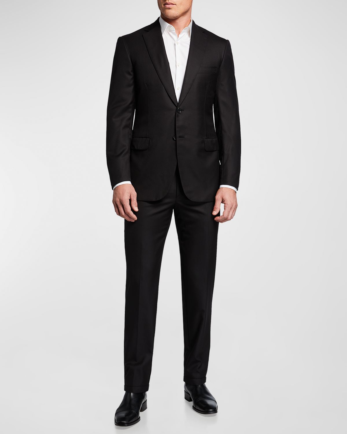 Brioni Men 's Brunico Essential Virgin Wool Two-Piece Suit