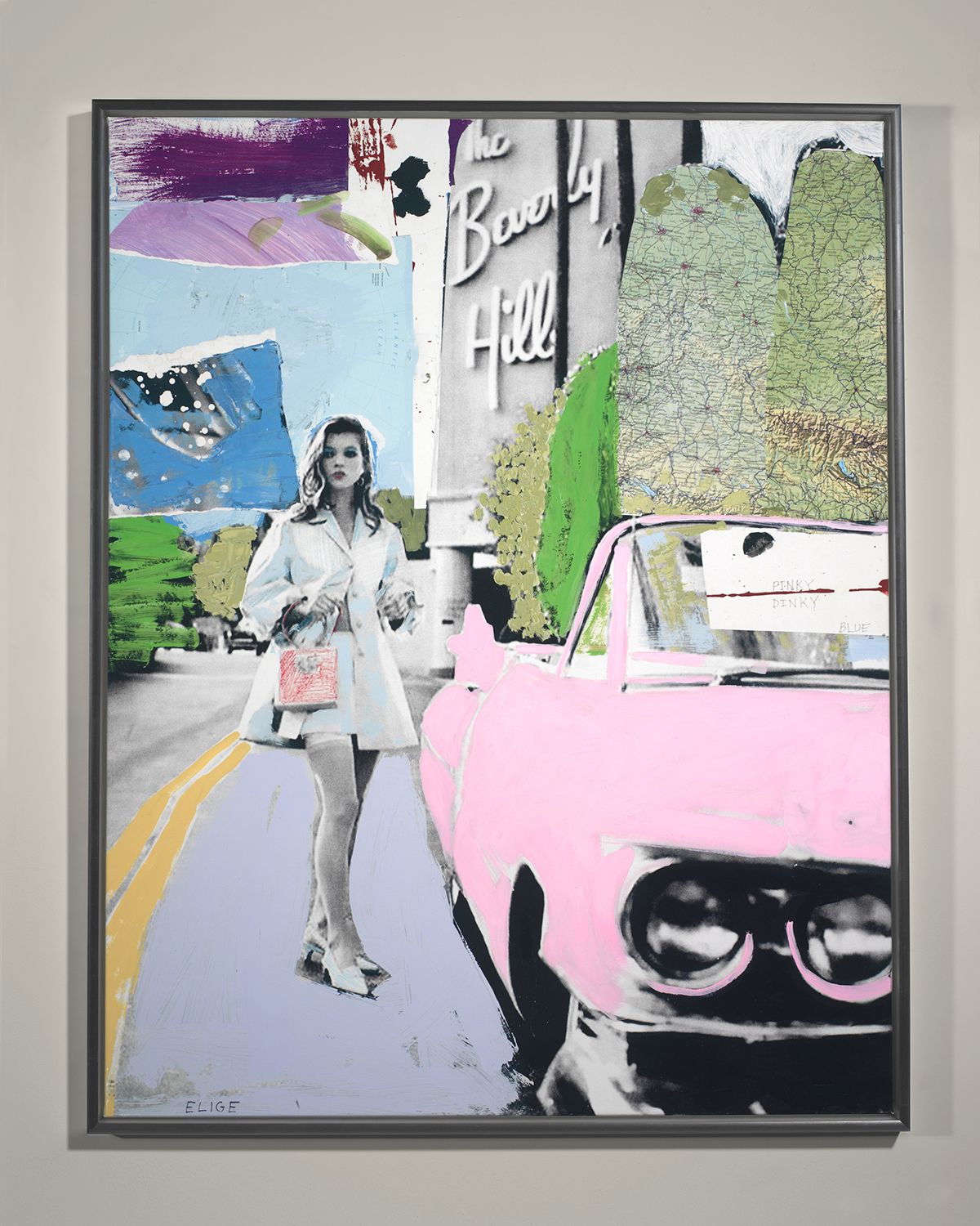 RFA Fine Art "Pinky Dinky Blue" Giclee Wall Art by Elige | Thumbnail 3
