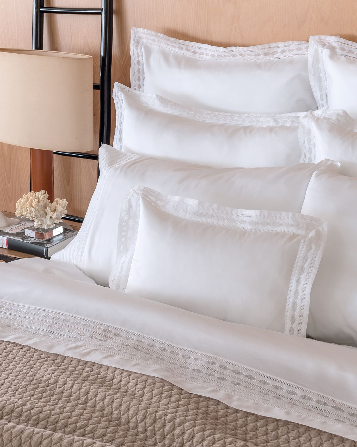 Bovi Fine Linens Sylvia Standard Shams