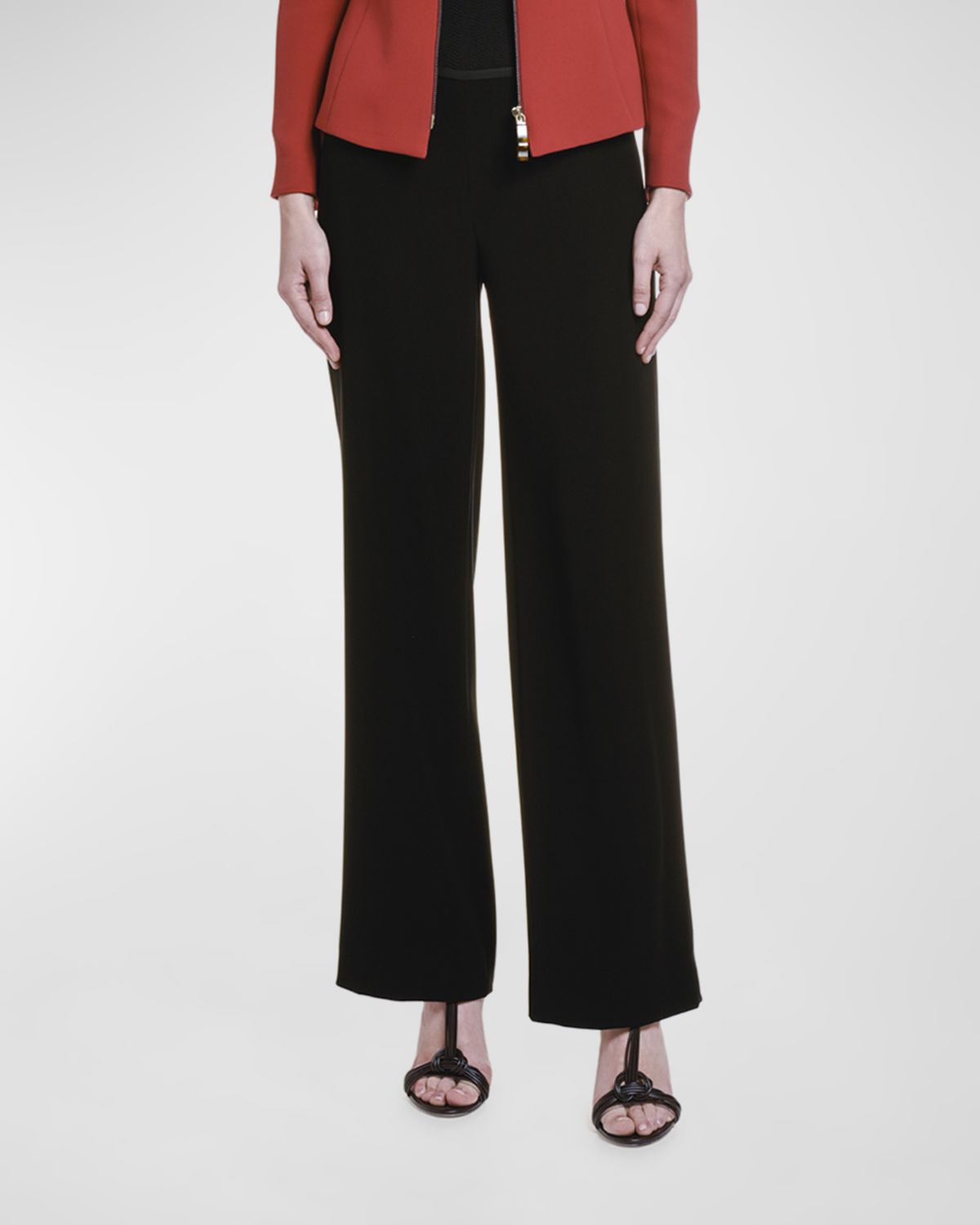 Giorgio Armani China Wide-Leg Pants