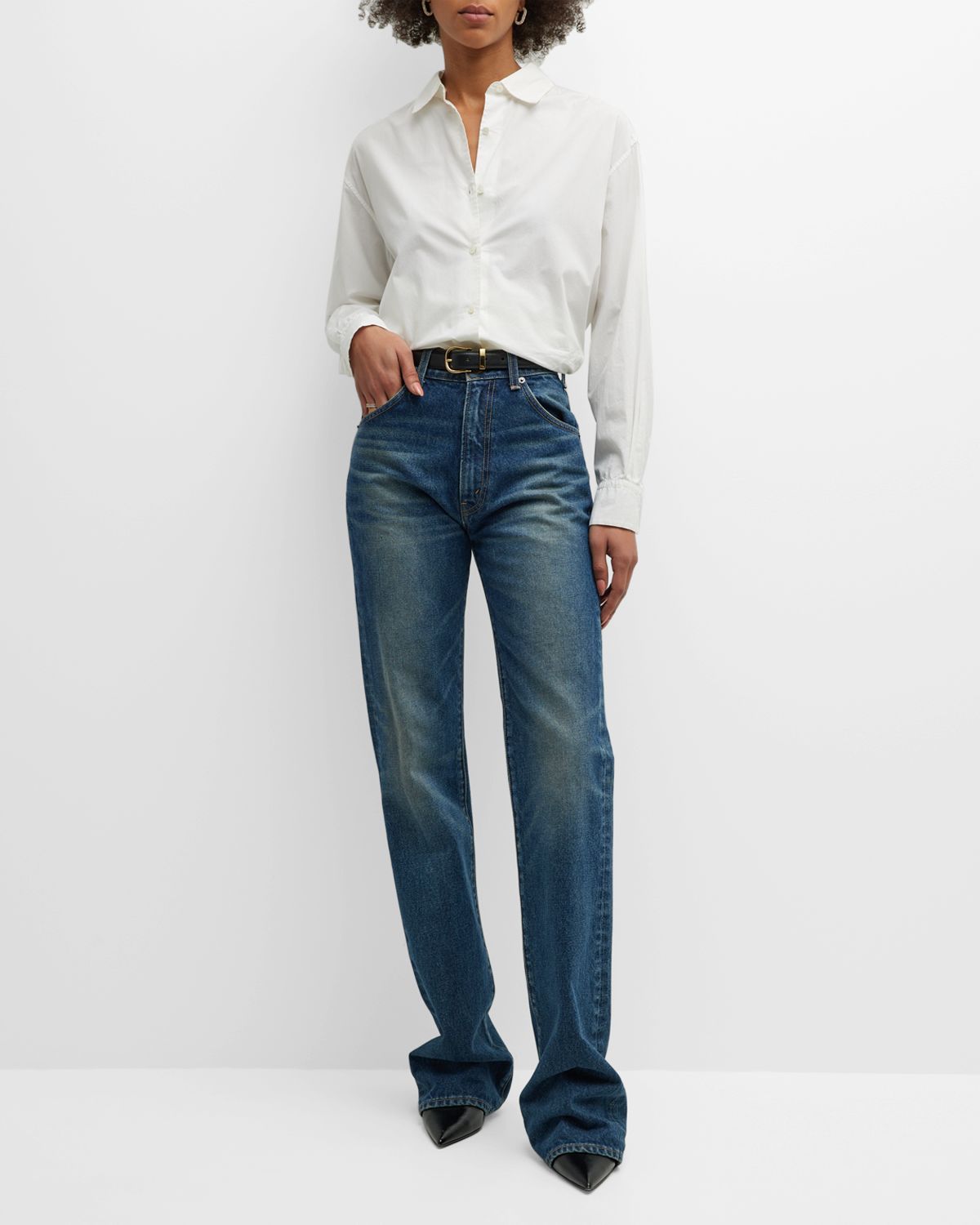 Nili Lotan Yorke Poplin Shirt