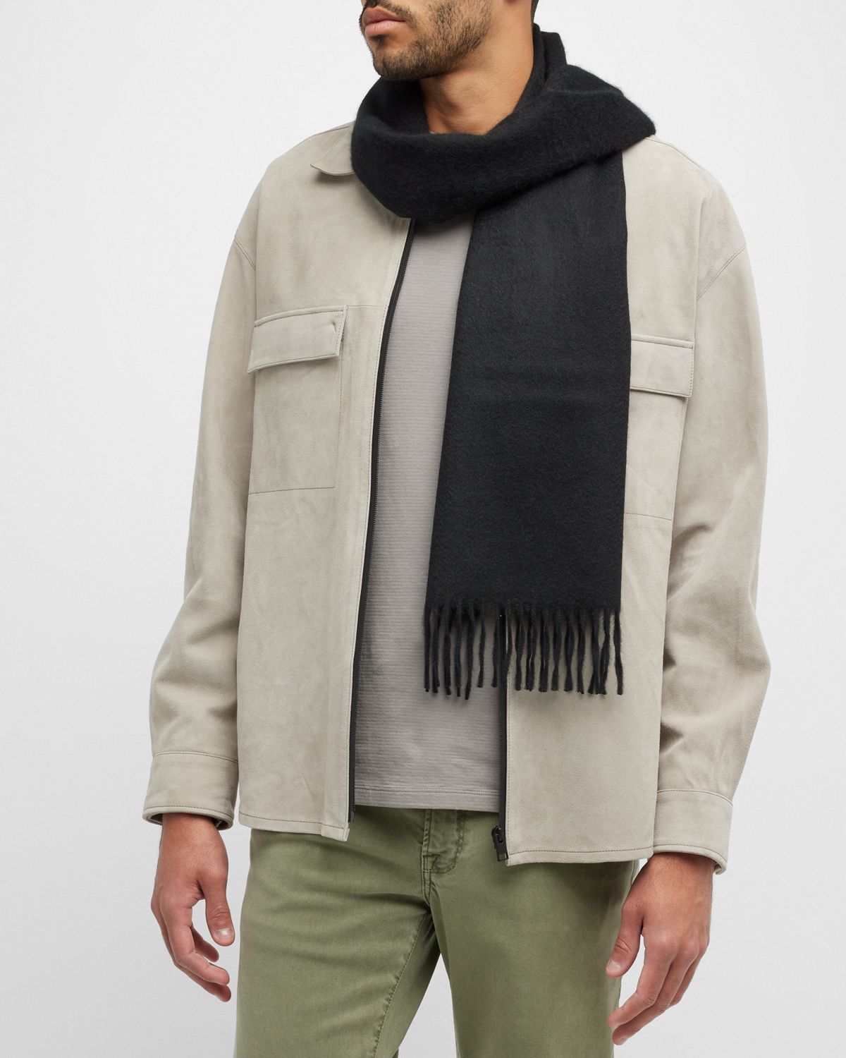 Begg x Co Men 's Cashmere Scarf