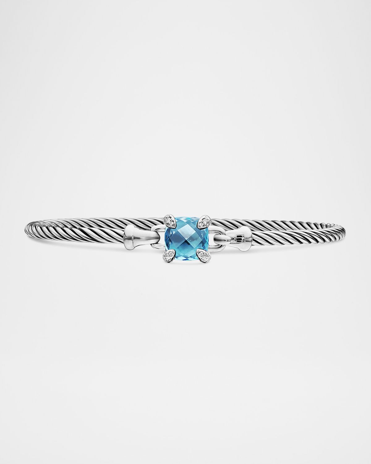 David Yurman Chatelaine Pave Prong Bracelet with Stone