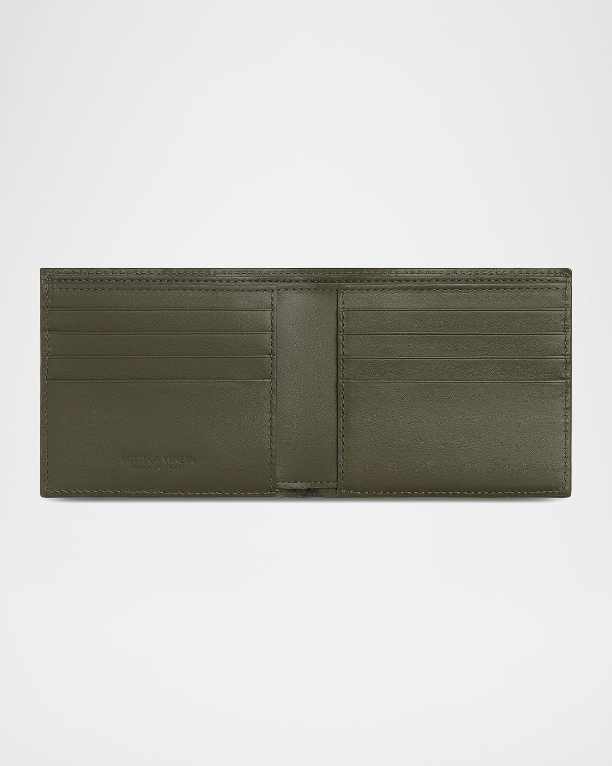 Bottega Veneta Men 's Intrecciato Leather Bifold Wallet