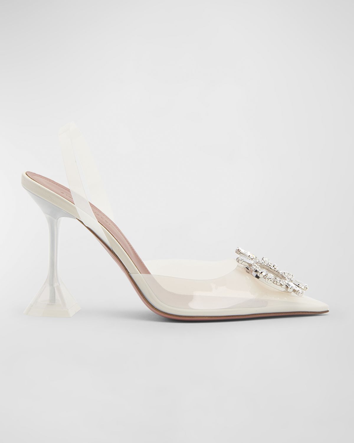 Amina Muaddi Begum 90mm 'Glass ' Slingback Pumps | Thumbnail 11 Amina Muaddi Begum 90mm 'Glass ' Slingback Pumps | Thumbnail 11