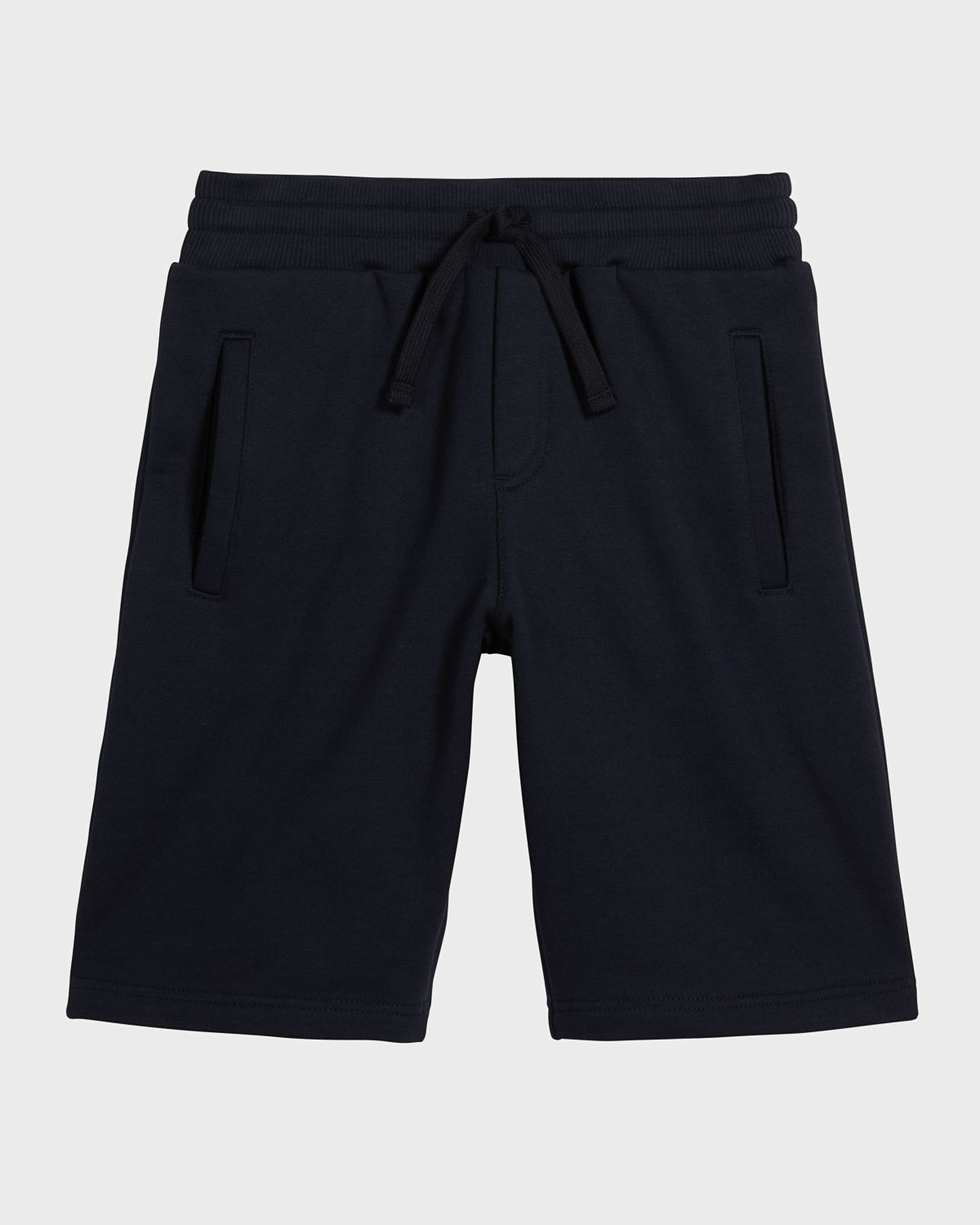 Dolce & Gabbana Boy 's Jersey Shorts w/ Logo Patch, Size 8-12