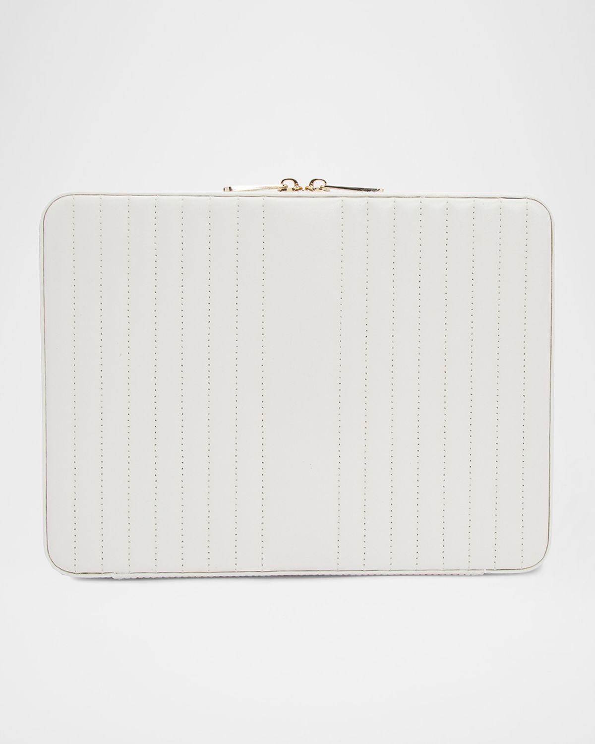 WOLF Maria Large Quilted Zip Jewelry Case