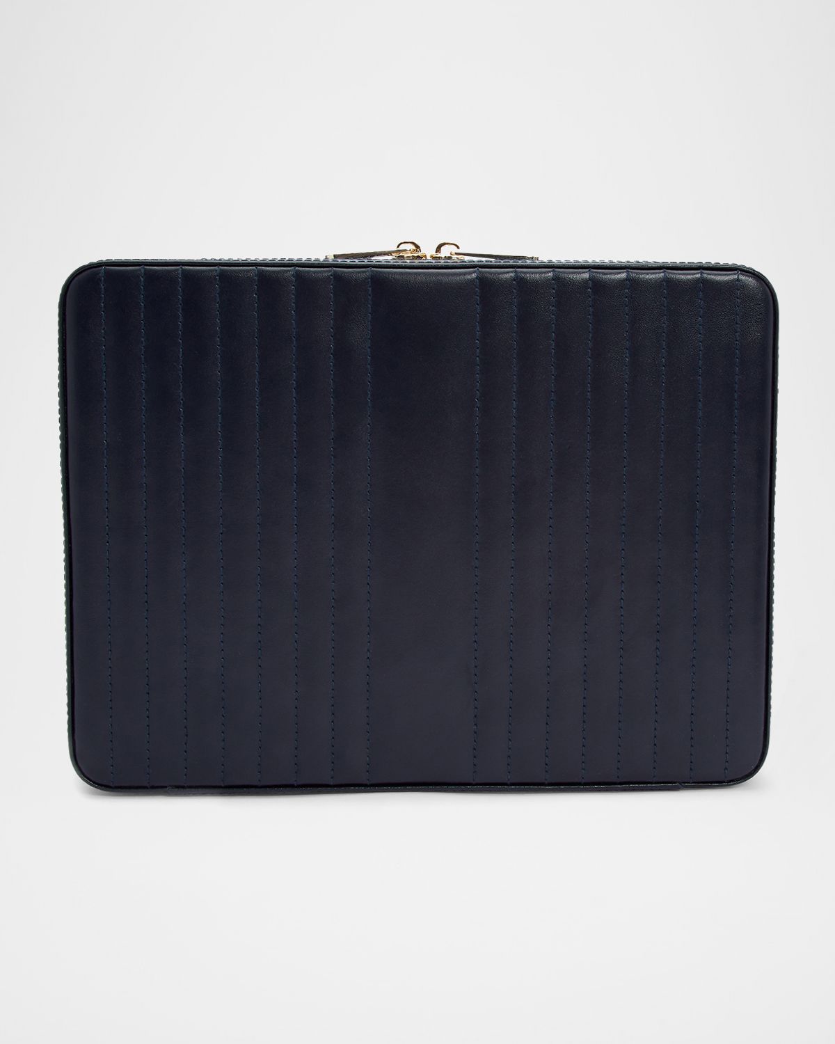 WOLF Maria Large Quilted Zip Jewelry Case