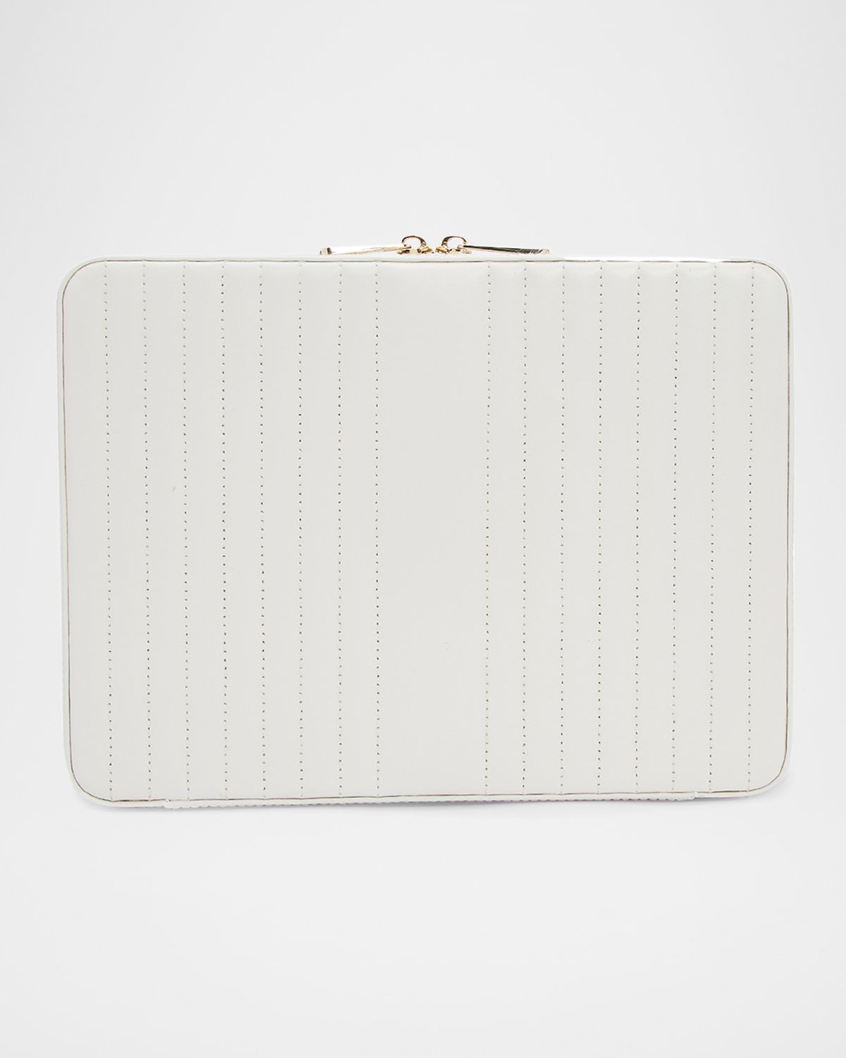 WOLF Maria Rectangle Quilted Zip Jewelry Case