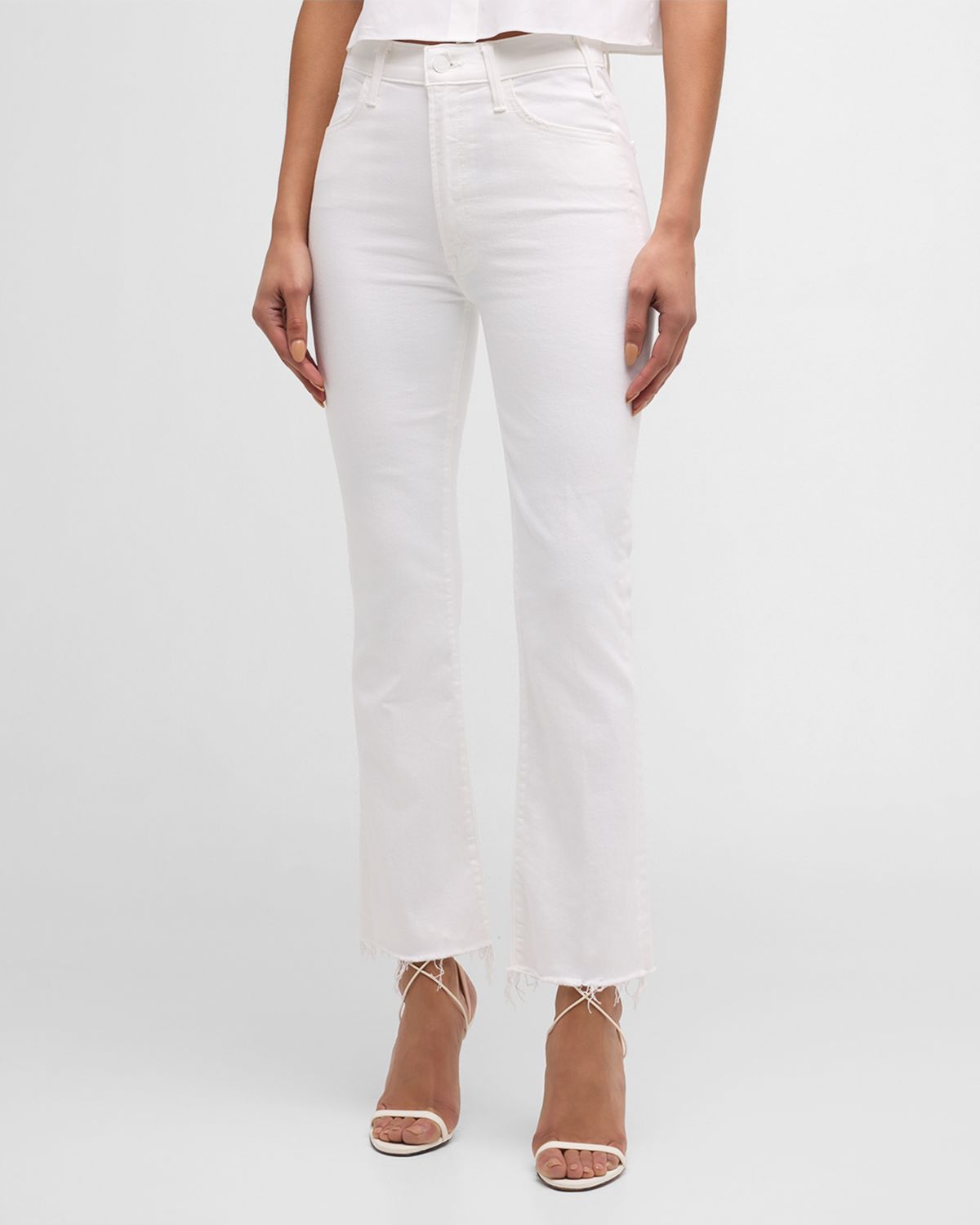 MOTHER The Hustler Ankle Fray Jeans