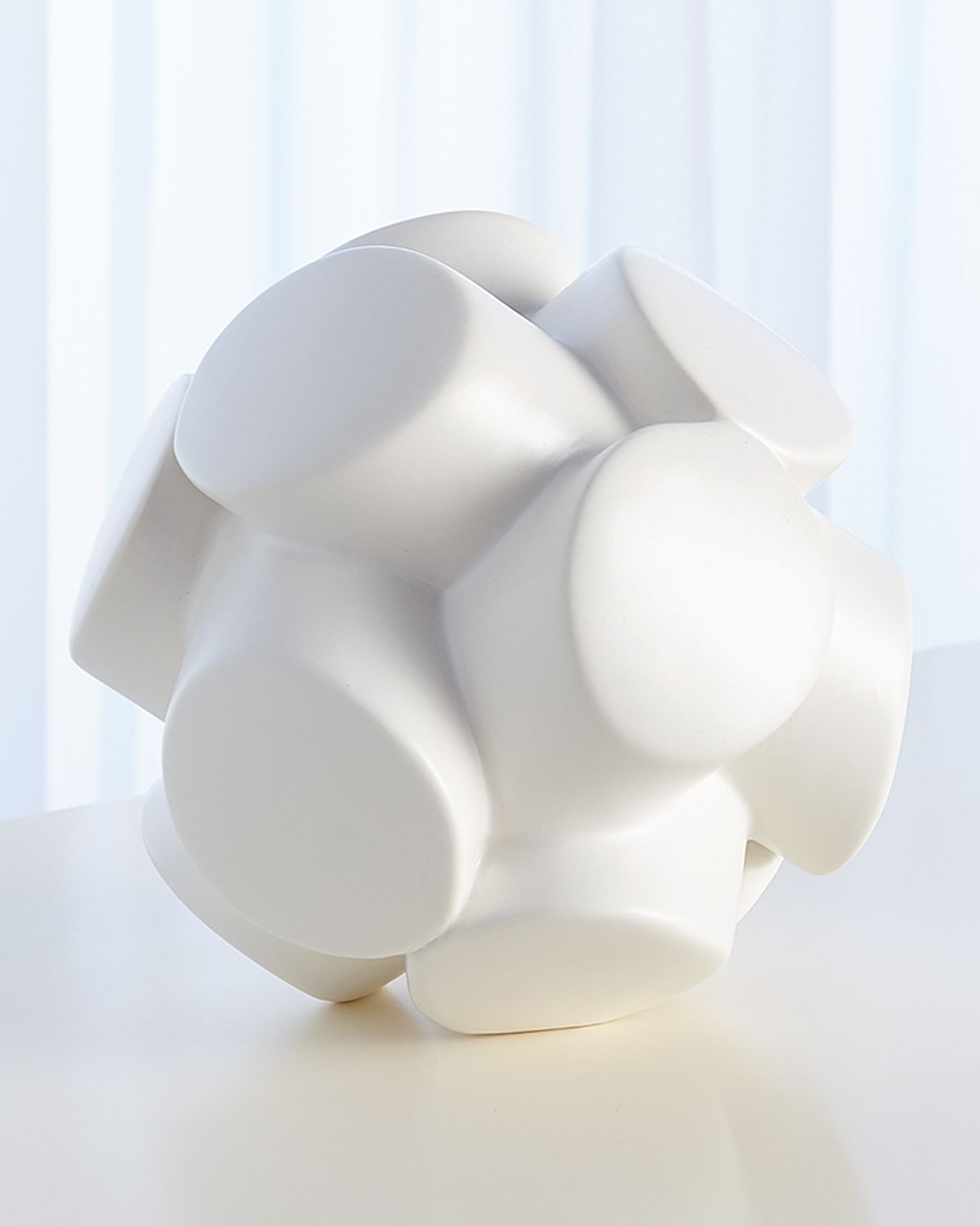 Global Views Mayet Matte White Small Sculpture