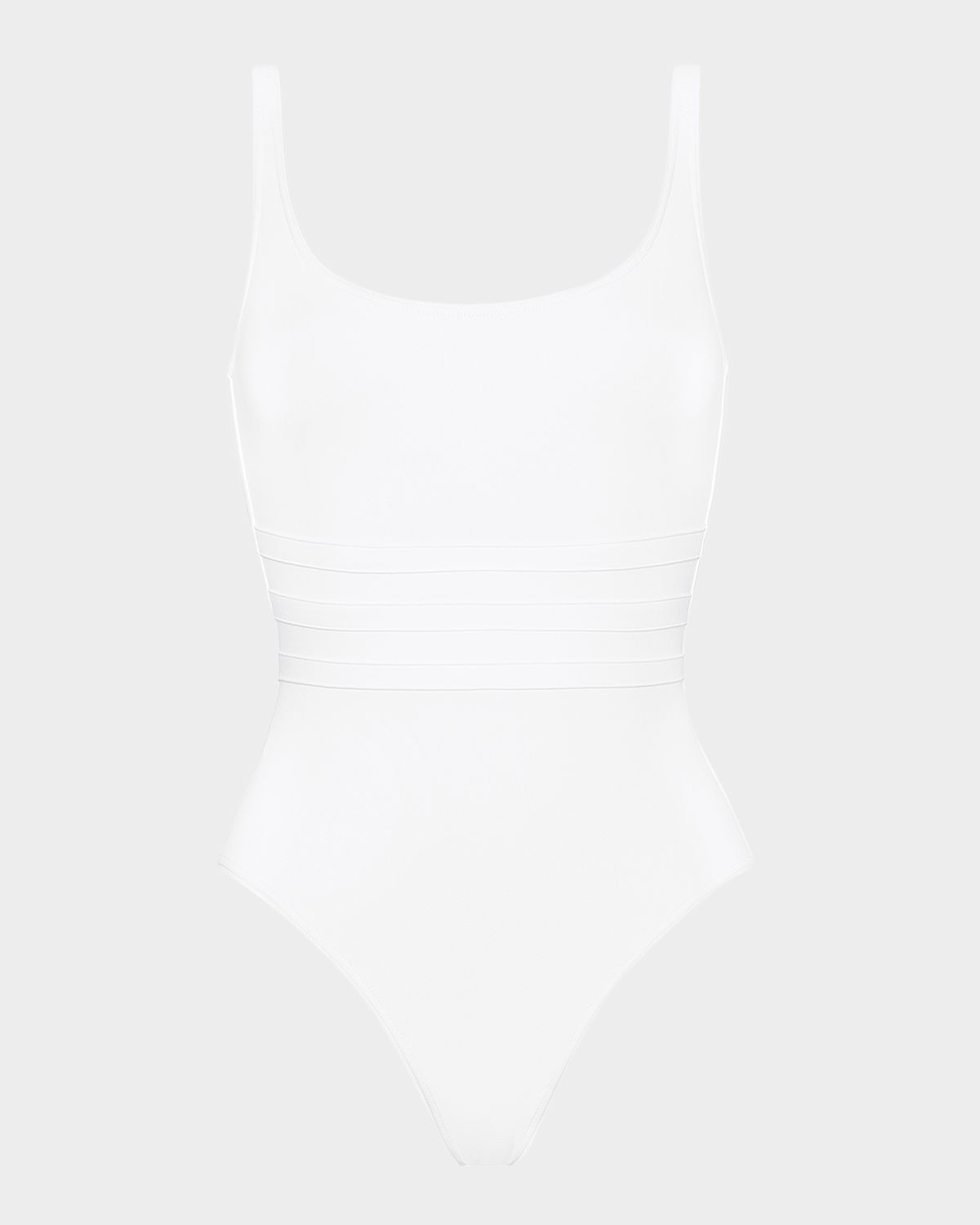 Eres Asia Scoop-Neck One-Piece Swimsuit with Waistband Detail | Thumbnail 6