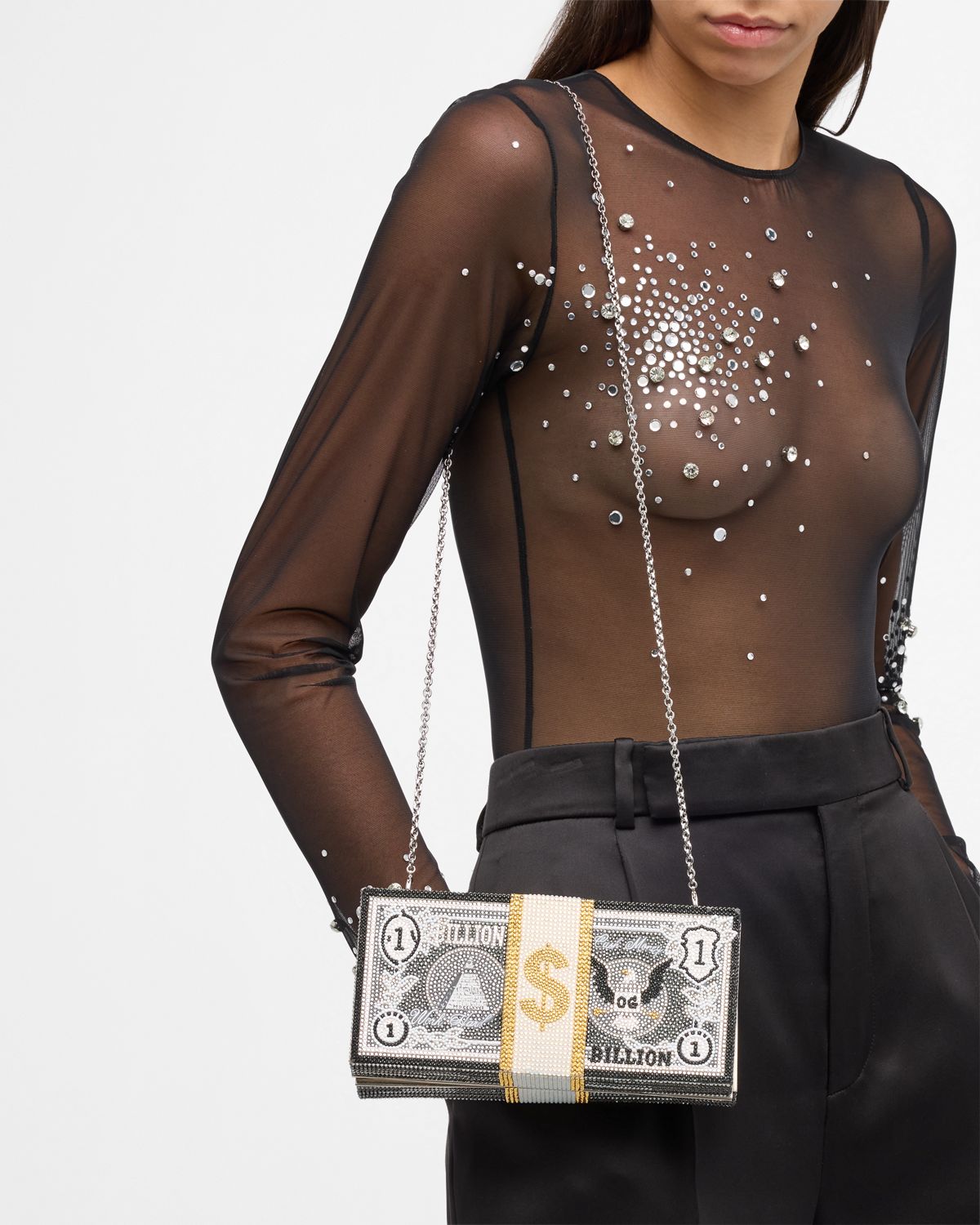 Judith Leiber Couture Stack Of Cash Billions Clutch Bag