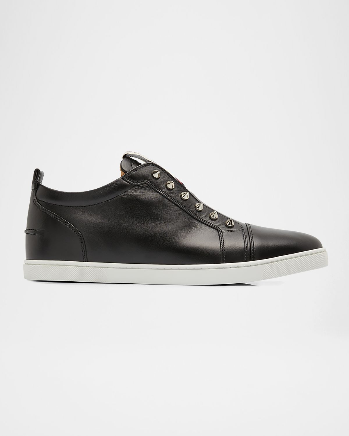 Christian Louboutin Men 's F. A.V. Fique A Vontade Spiked Leather Slip-On Sneakers | Thumbnail 7 Christian Louboutin Men 's F. A.V. Fique A Vontade Spiked Leather Slip-On Sneakers | Thumbnail 7