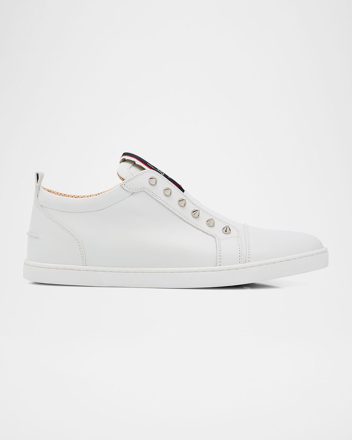 Christian Louboutin Men 's F. A.V. Fique A Vontade Spiked Leather Slip-On Sneakers | Thumbnail 7 Christian Louboutin Men 's F. A.V. Fique A Vontade Spiked Leather Slip-On Sneakers | Thumbnail 7
