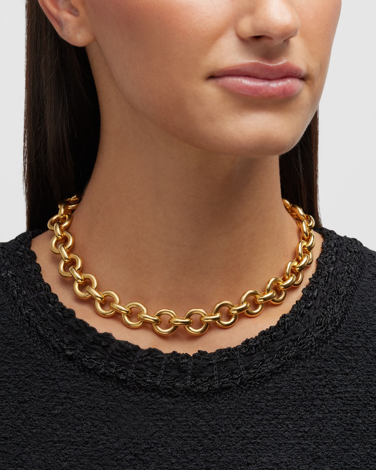 Ben-Amun Round-Link Chain Necklace