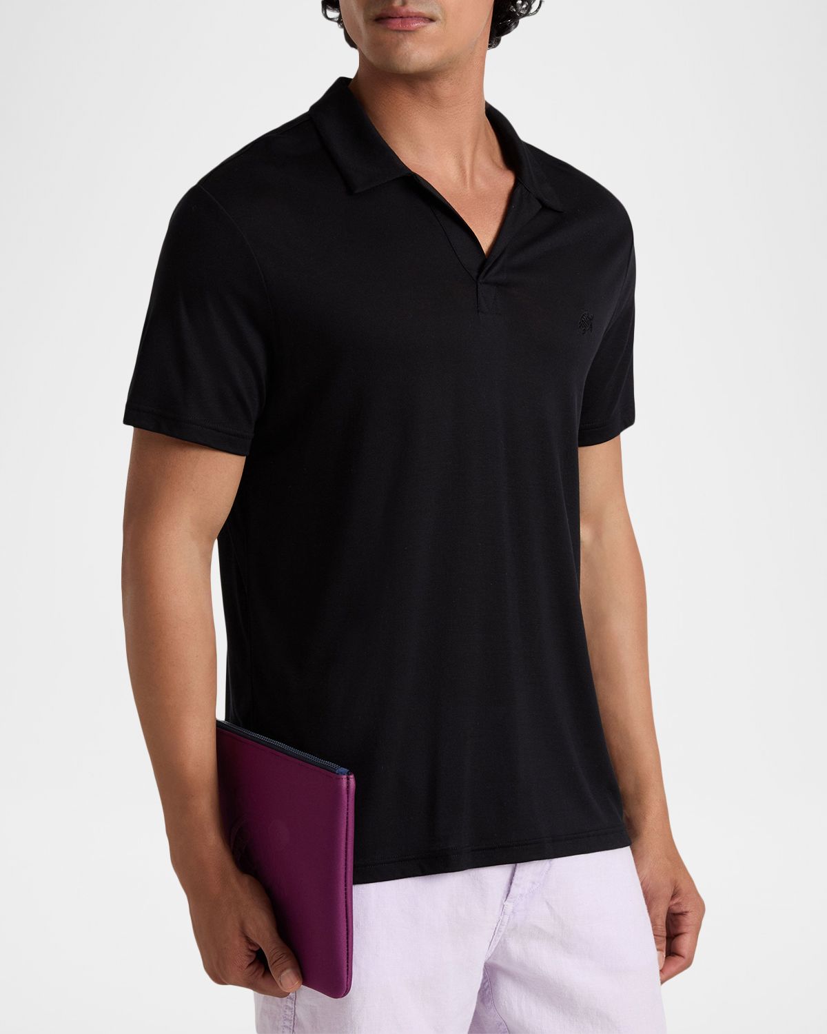 Vilebrequin Men 's Jersey Tencel Polo Shirt - Men's Clothing