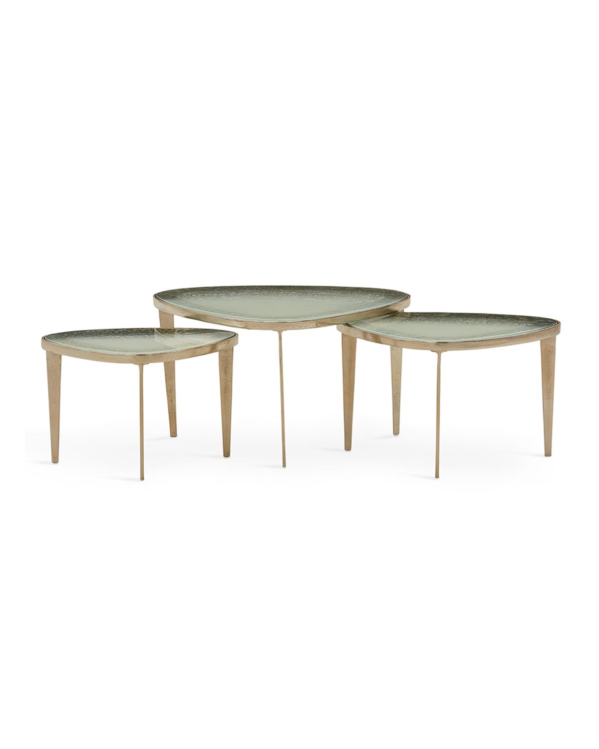 Interlude Home Trio of Jan Bunching Coffee Tables