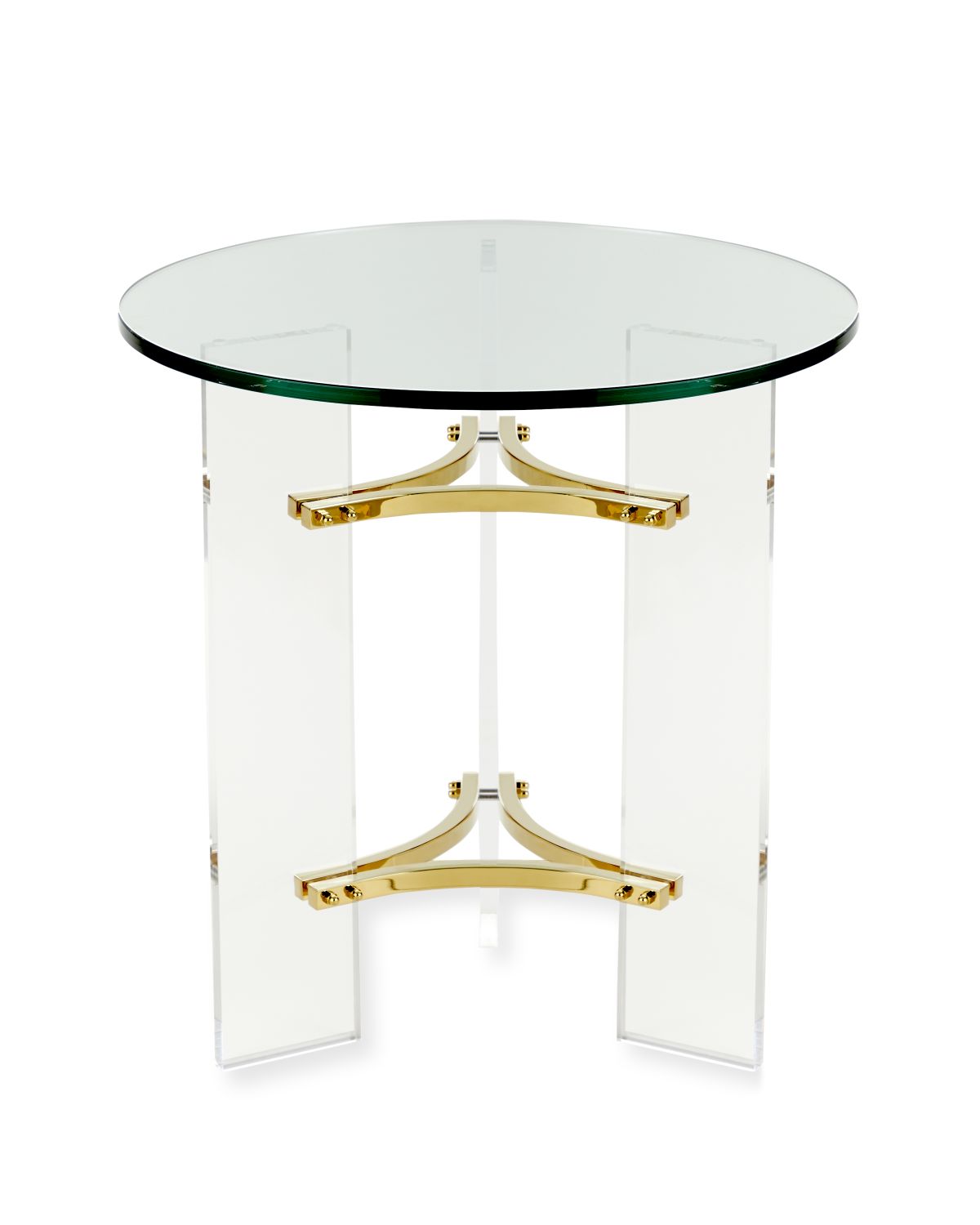 Interlude Home Tamara Acrylic Side Table