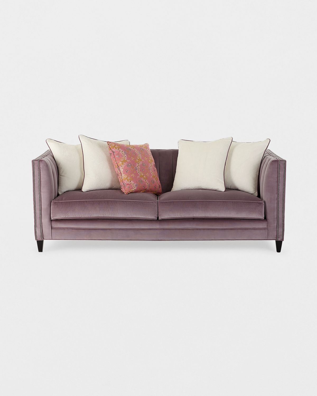 Old Hickory Tannery Zoey Channel Tufted Sofa, 85" | Thumbnail 4