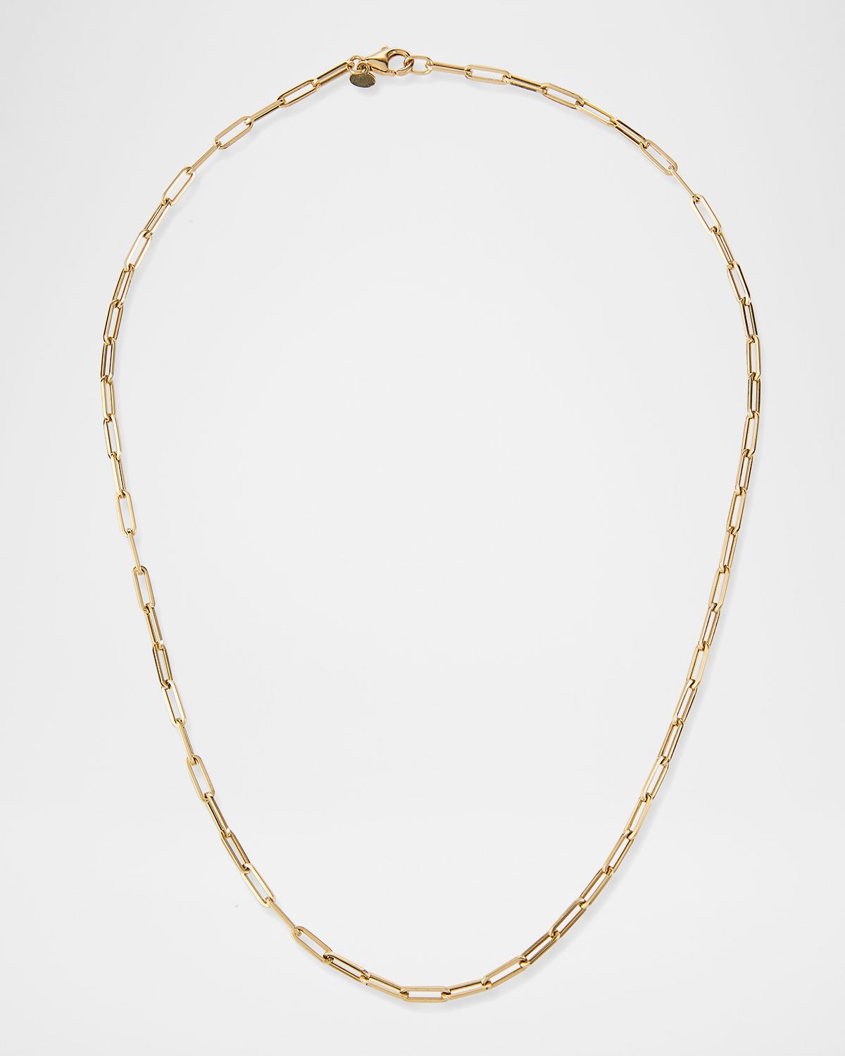Kastel Jewelry 14k Extra-Small Link La Seta Necklace, 18"L