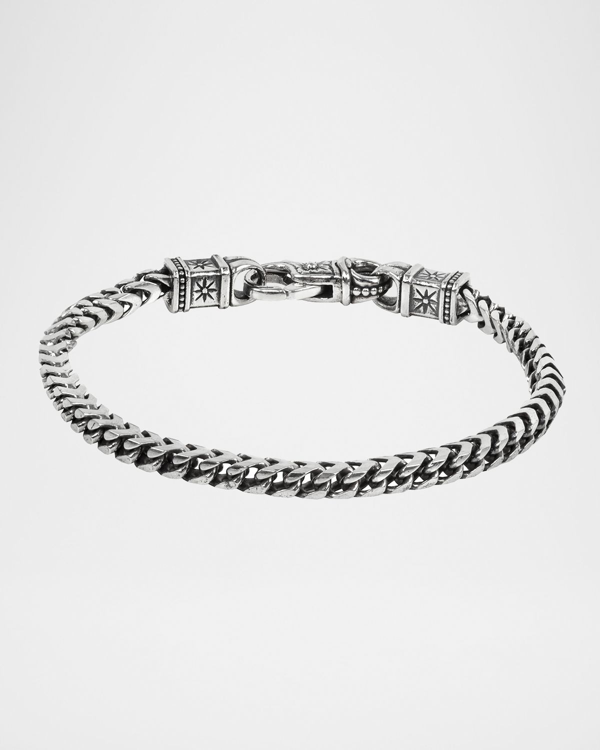Konstantino Men 's Sterling Silver Chain Link Bracelet, Size M