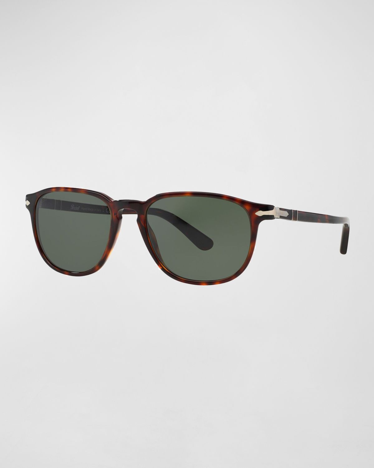 Persol Men 's Square Patterned Acetate Sunglasses