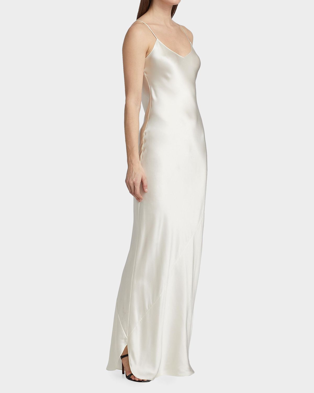 Nili Lotan Silk Satin Slip Gown | Thumbnail 7 Nili Lotan Silk Satin Slip Gown | Thumbnail 7