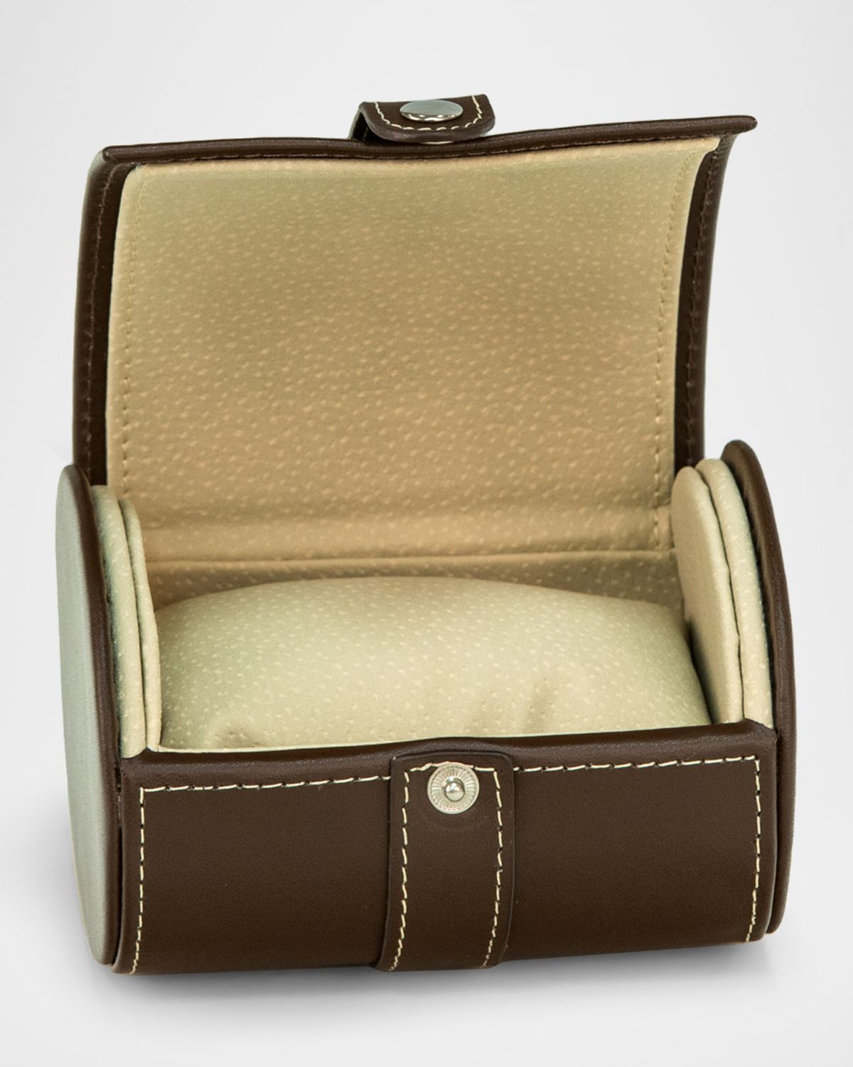 Bey-Berk Men 's Leather Single-Watch Travel Case