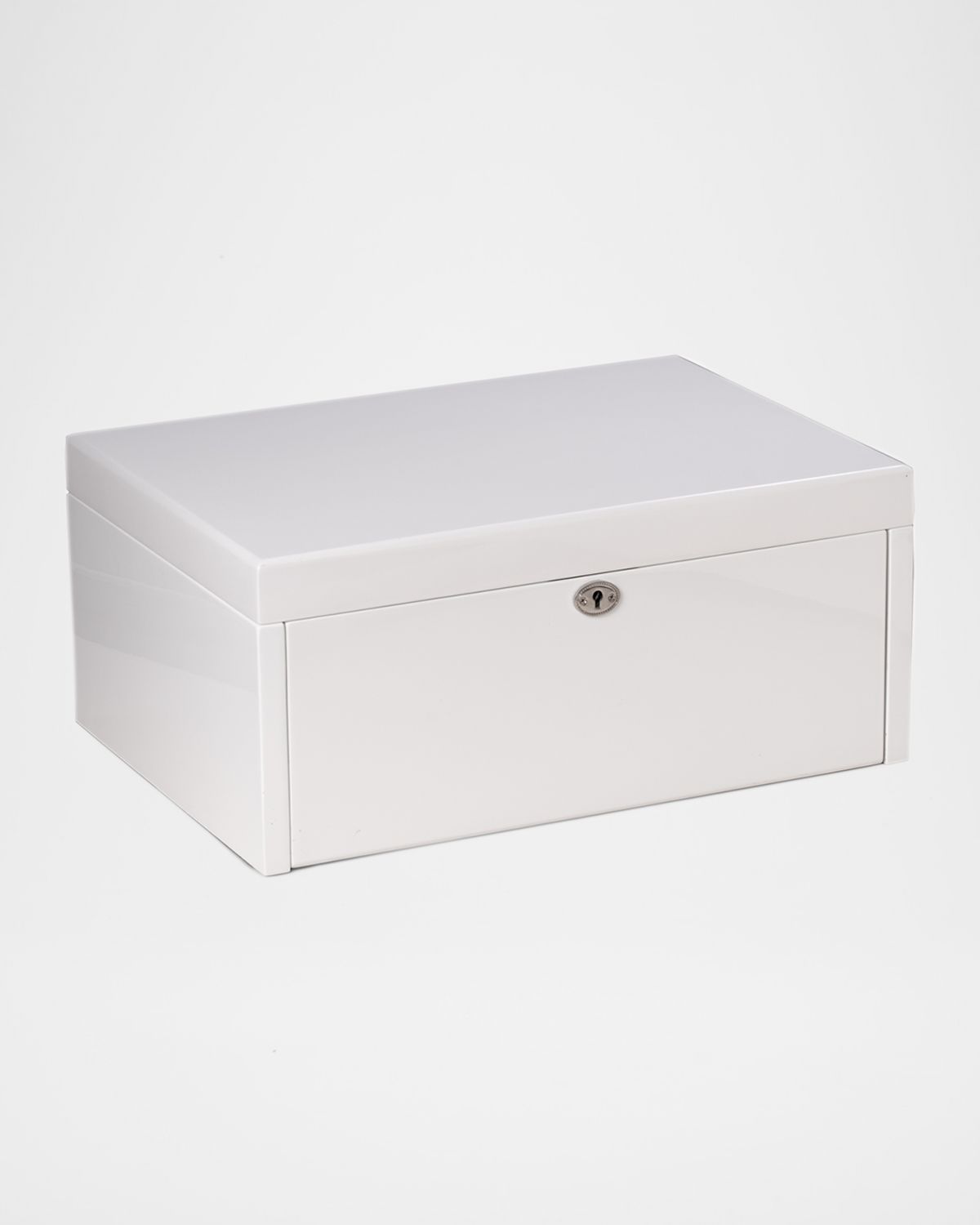 Bey-Berk Men 's Lacquered Multi-Compartment Jewelry Case