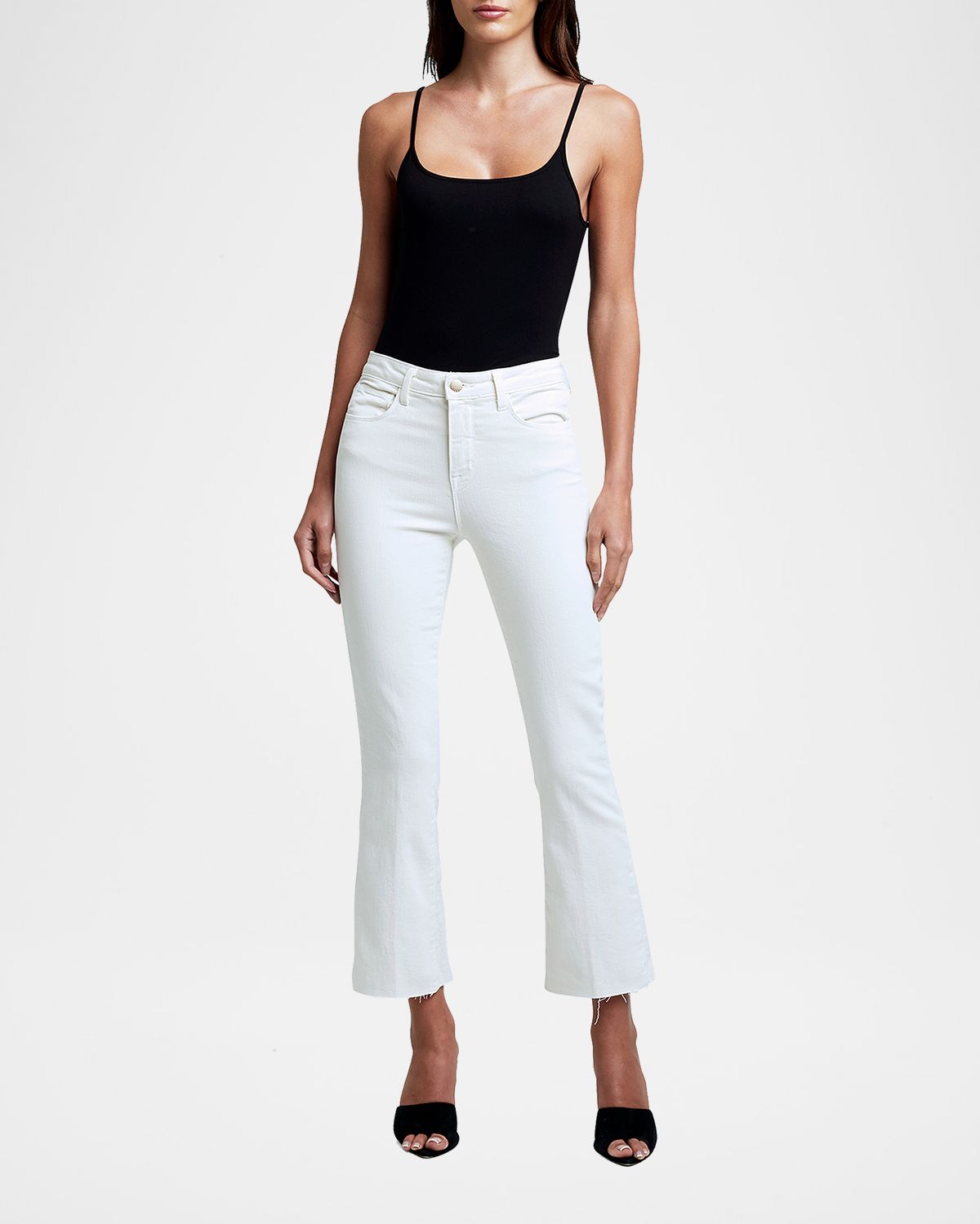 L 'Agence Kendra High-Rise Crop Flare Jeans | Thumbnail 5 L 'Agence Kendra High-Rise Crop Flare Jeans | Thumbnail 5